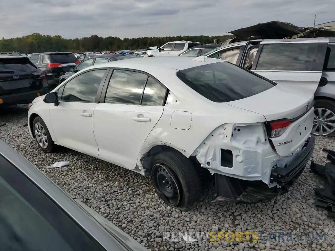 2 Photograph of a damaged car JTDBCMFE1R3058446 TOYOTA COROLLA 2024