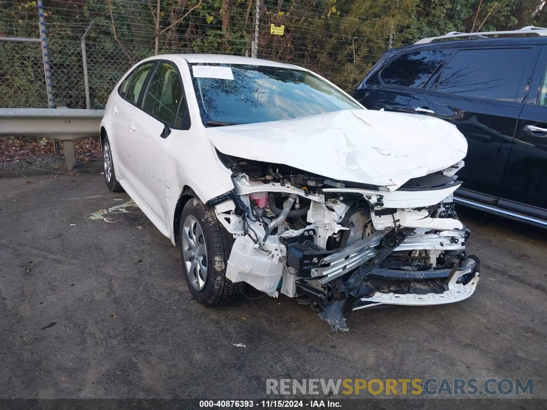 1 Photograph of a damaged car JTDBCMFE1RJ016936 TOYOTA COROLLA 2024