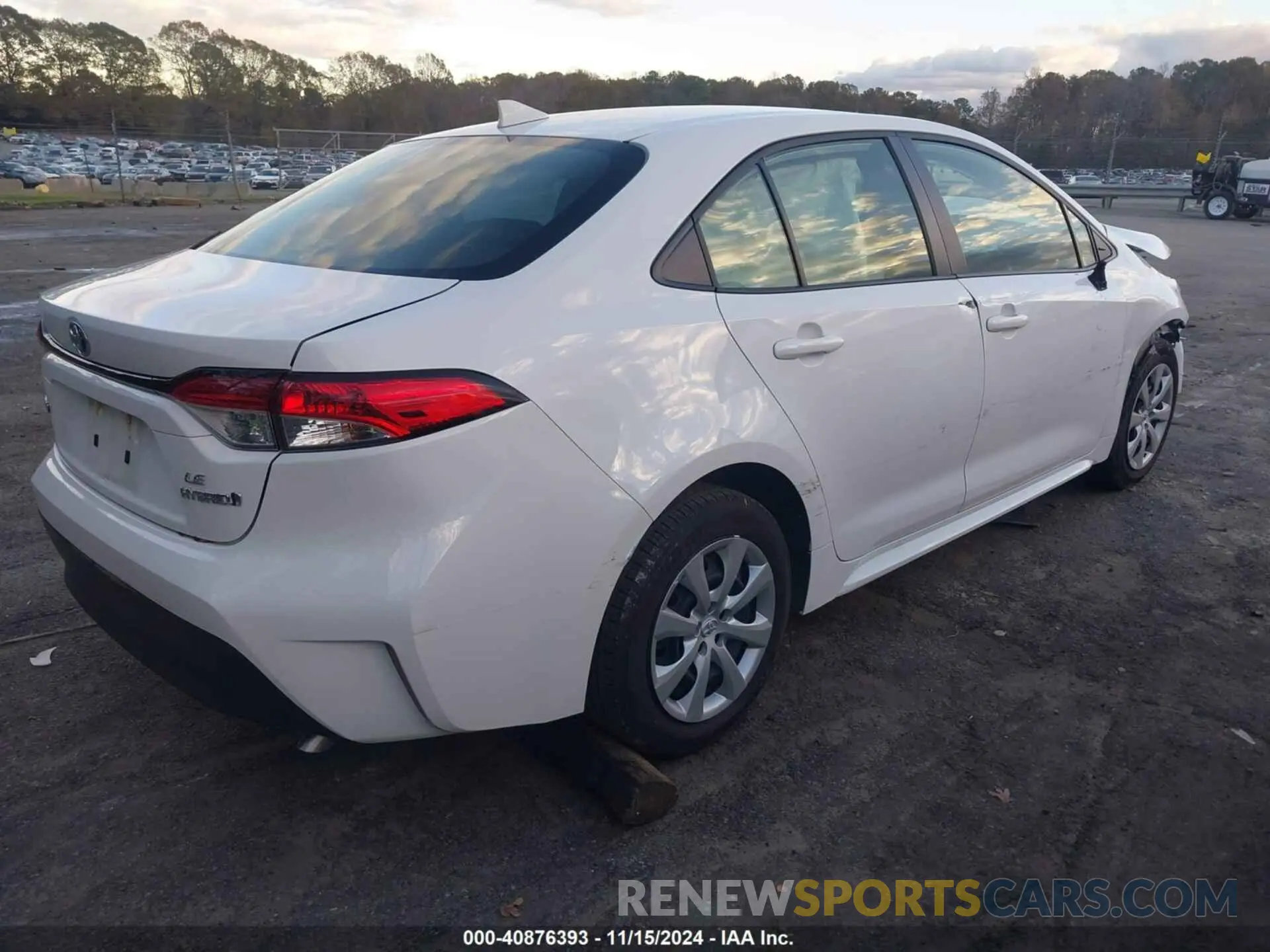 4 Photograph of a damaged car JTDBCMFE1RJ016936 TOYOTA COROLLA 2024