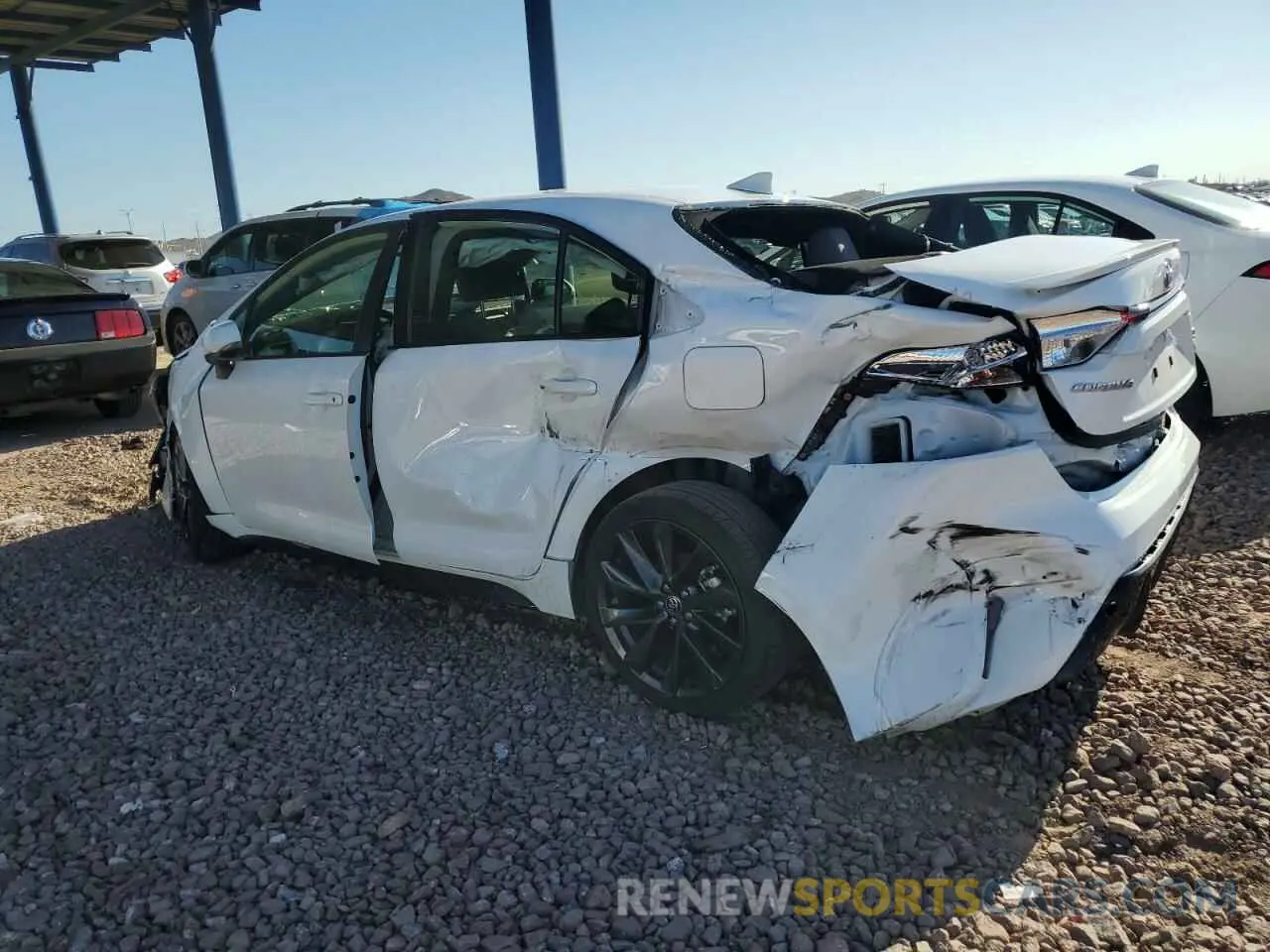 2 Photograph of a damaged car JTDBCMFE1RJ020727 TOYOTA COROLLA 2024
