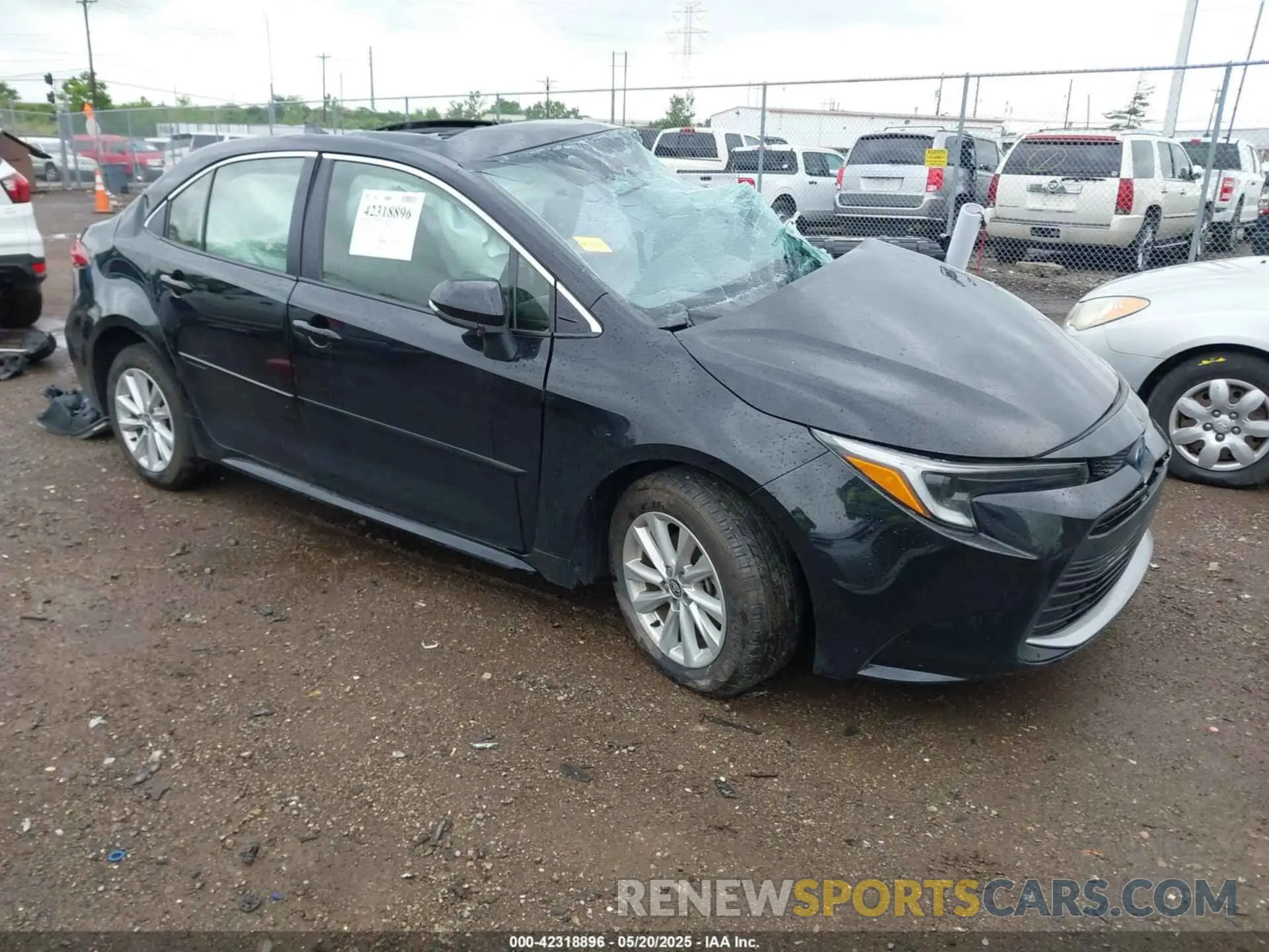 1 Photograph of a damaged car JTDBCMFE1RJ021022 TOYOTA COROLLA 2024