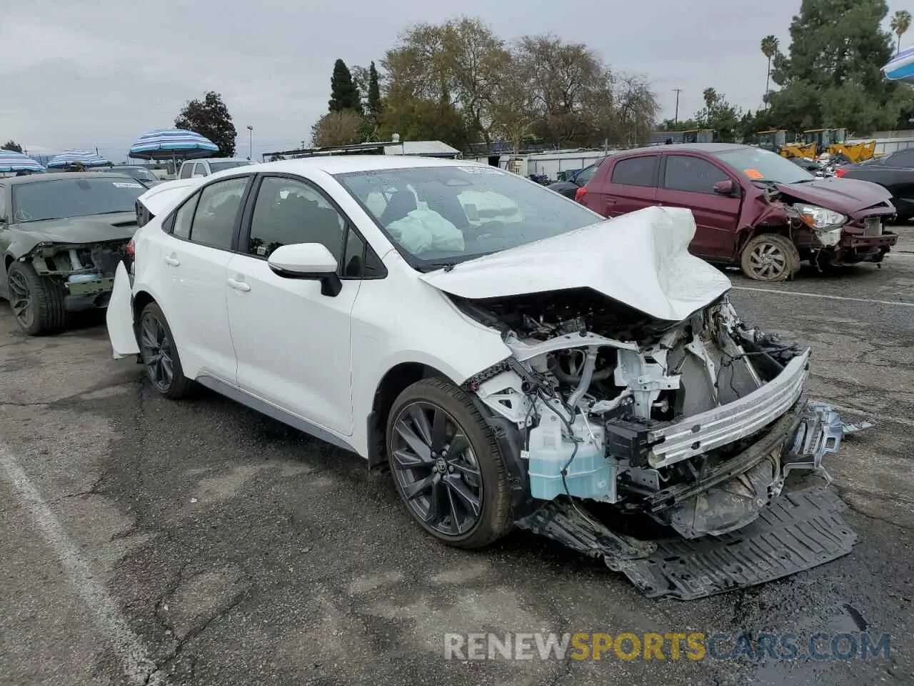 4 Photograph of a damaged car JTDBCMFE1RJ026317 TOYOTA COROLLA 2024