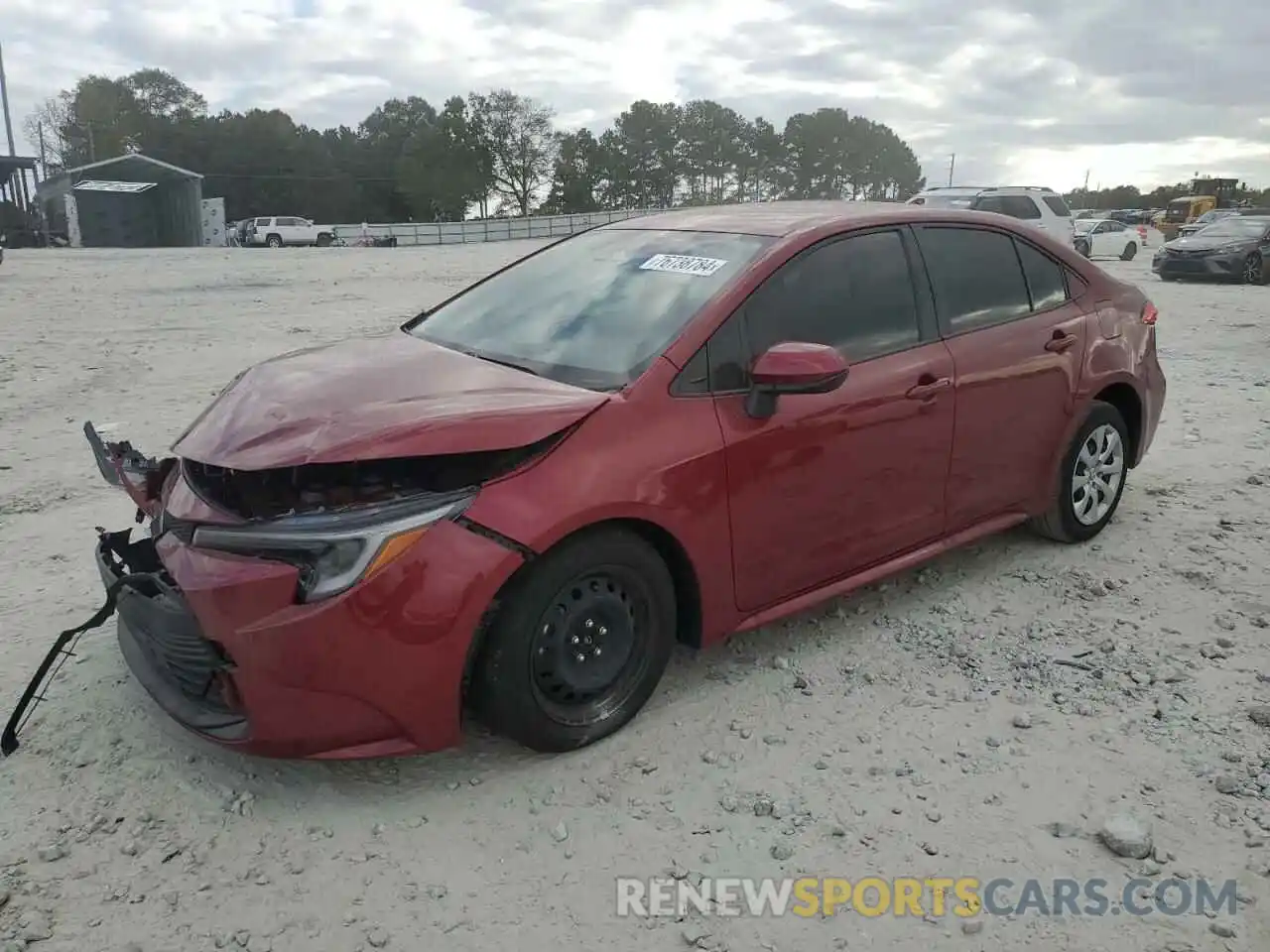 1 Photograph of a damaged car JTDBCMFE1RJ026835 TOYOTA COROLLA 2024