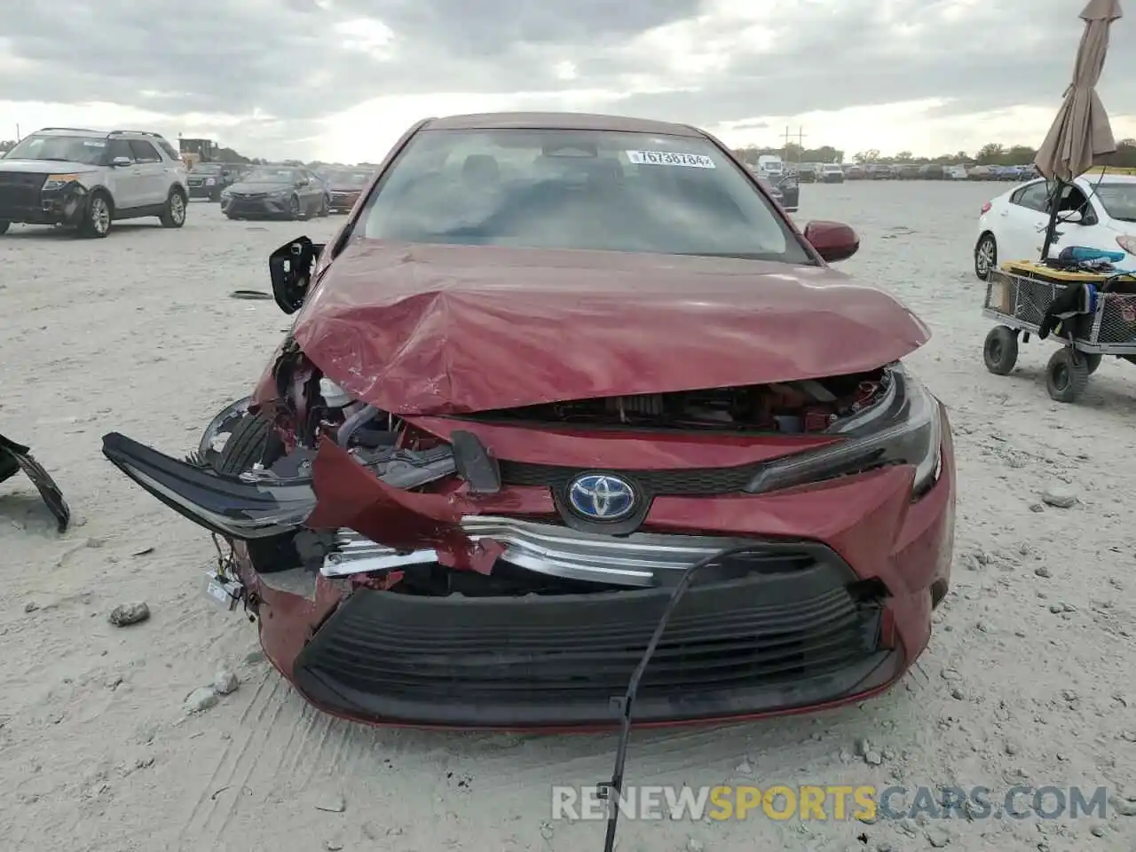 5 Photograph of a damaged car JTDBCMFE1RJ026835 TOYOTA COROLLA 2024