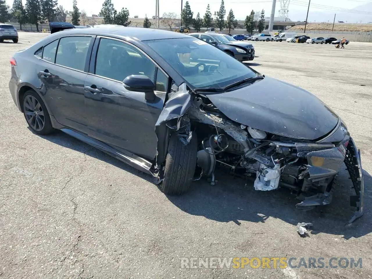 4 Photograph of a damaged car JTDBCMFE2R3034365 TOYOTA COROLLA 2024