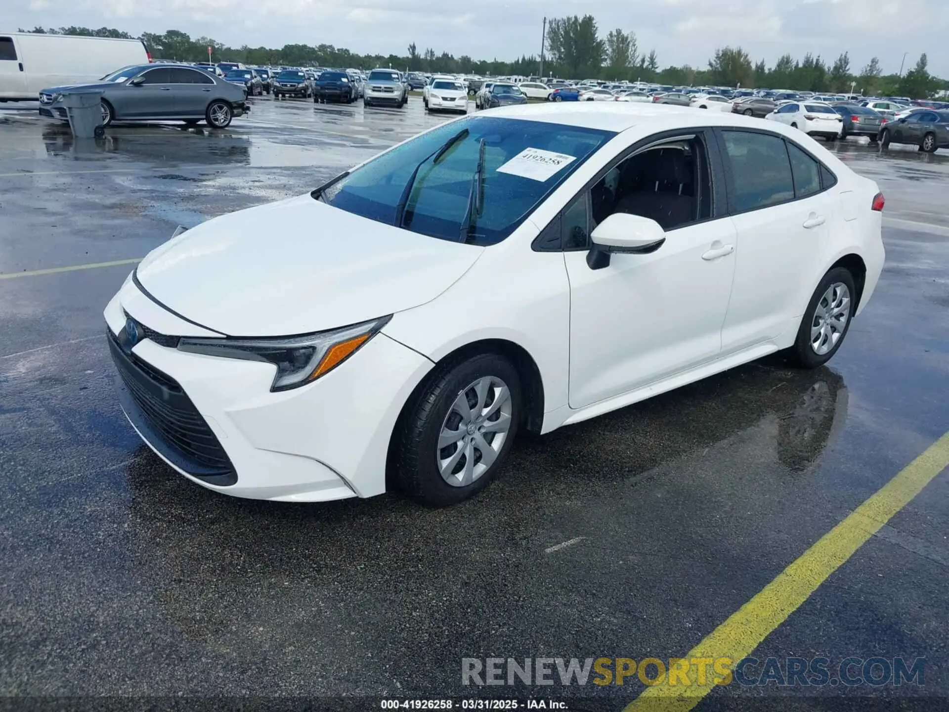 2 Photograph of a damaged car JTDBCMFE2R3048587 TOYOTA COROLLA 2024