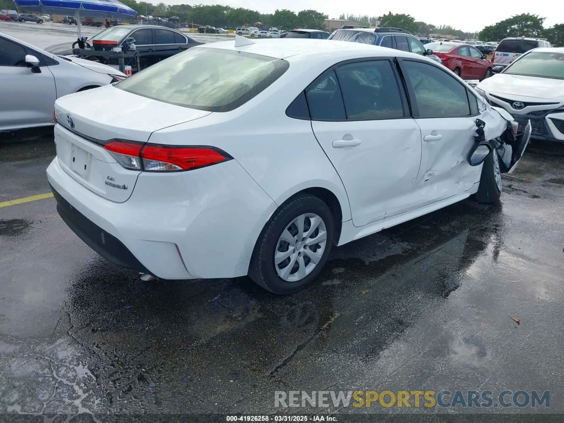 4 Photograph of a damaged car JTDBCMFE2R3048587 TOYOTA COROLLA 2024