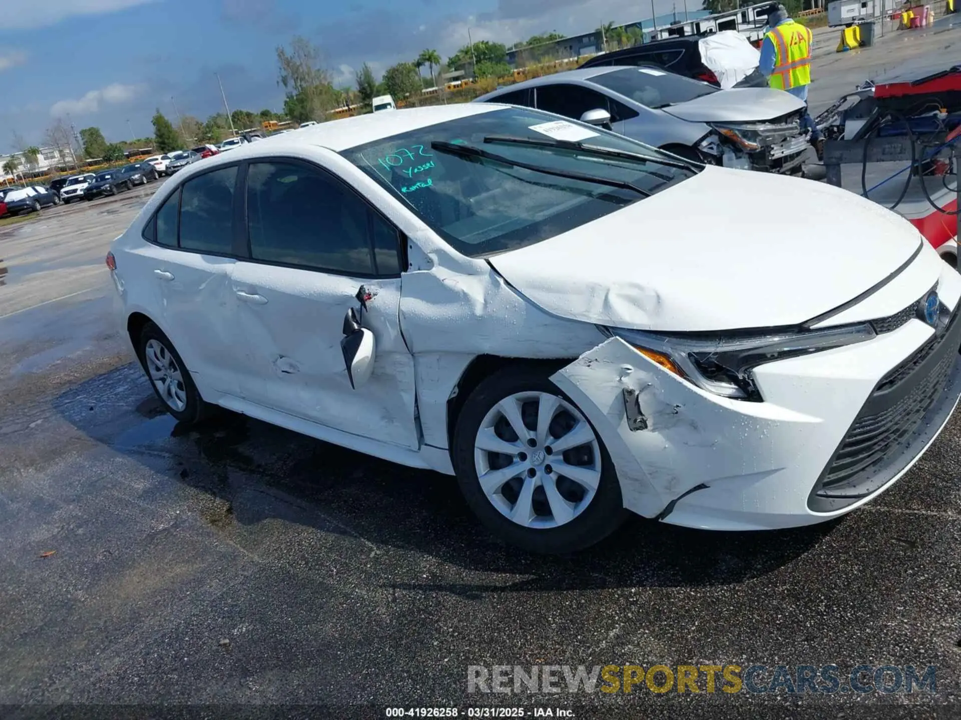 6 Photograph of a damaged car JTDBCMFE2R3048587 TOYOTA COROLLA 2024