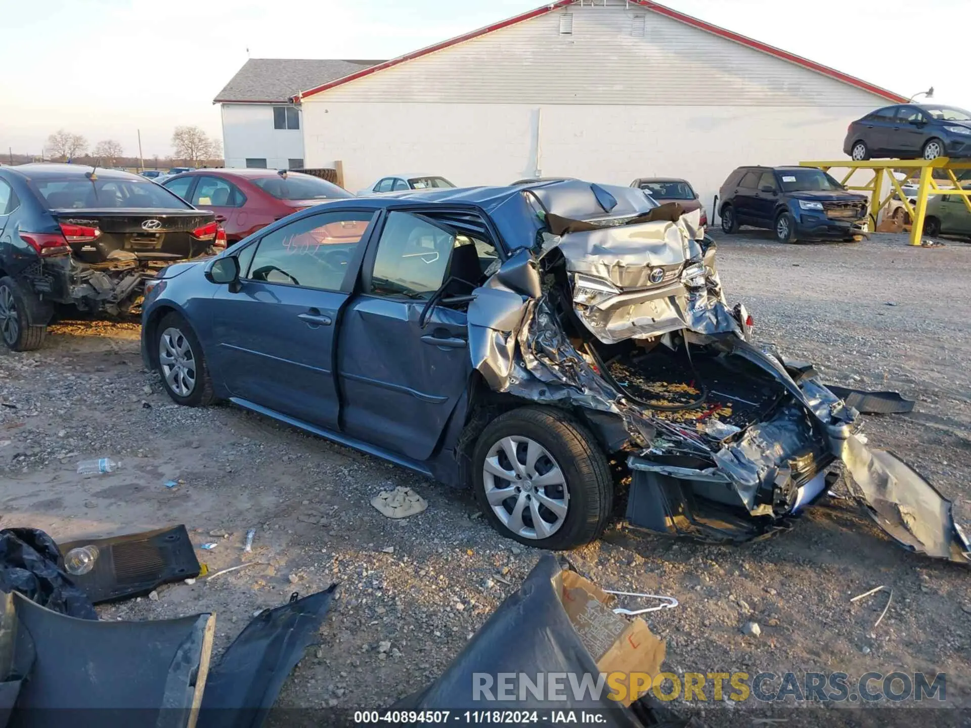 3 Photograph of a damaged car JTDBCMFE2R3050565 TOYOTA COROLLA 2024