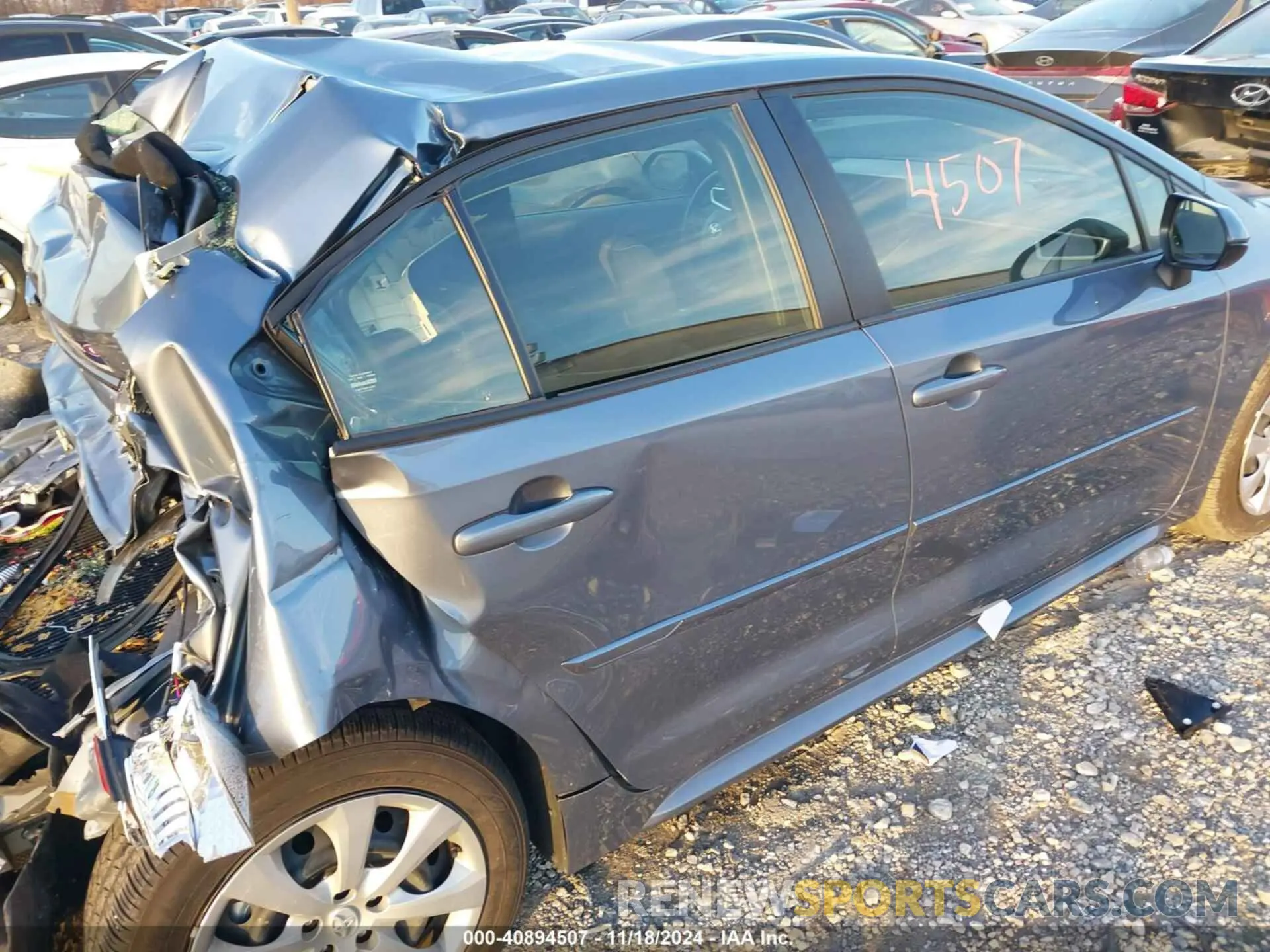 8 Photograph of a damaged car JTDBCMFE2R3050565 TOYOTA COROLLA 2024