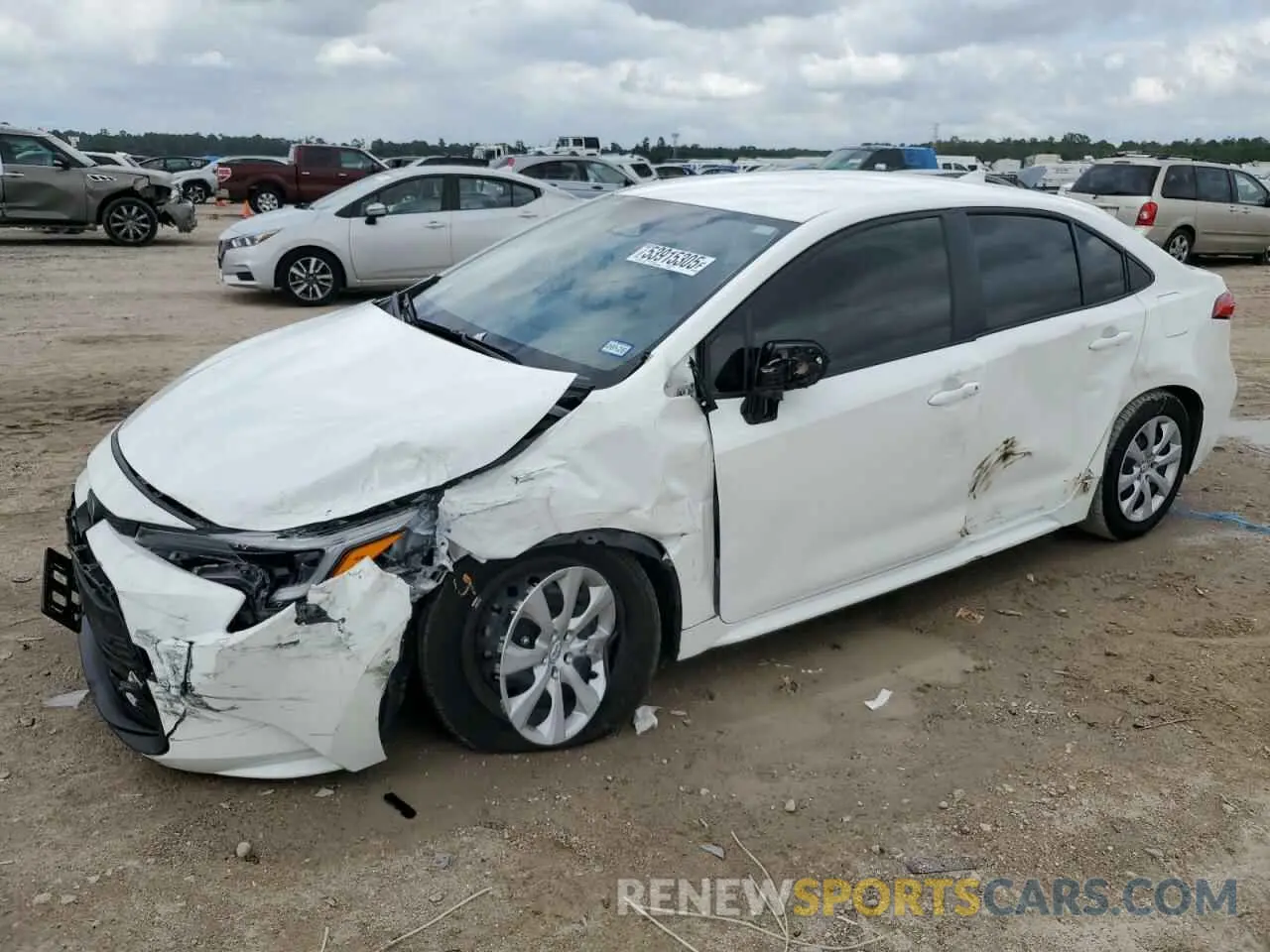 1 Photograph of a damaged car JTDBCMFE2R3055846 TOYOTA COROLLA 2024