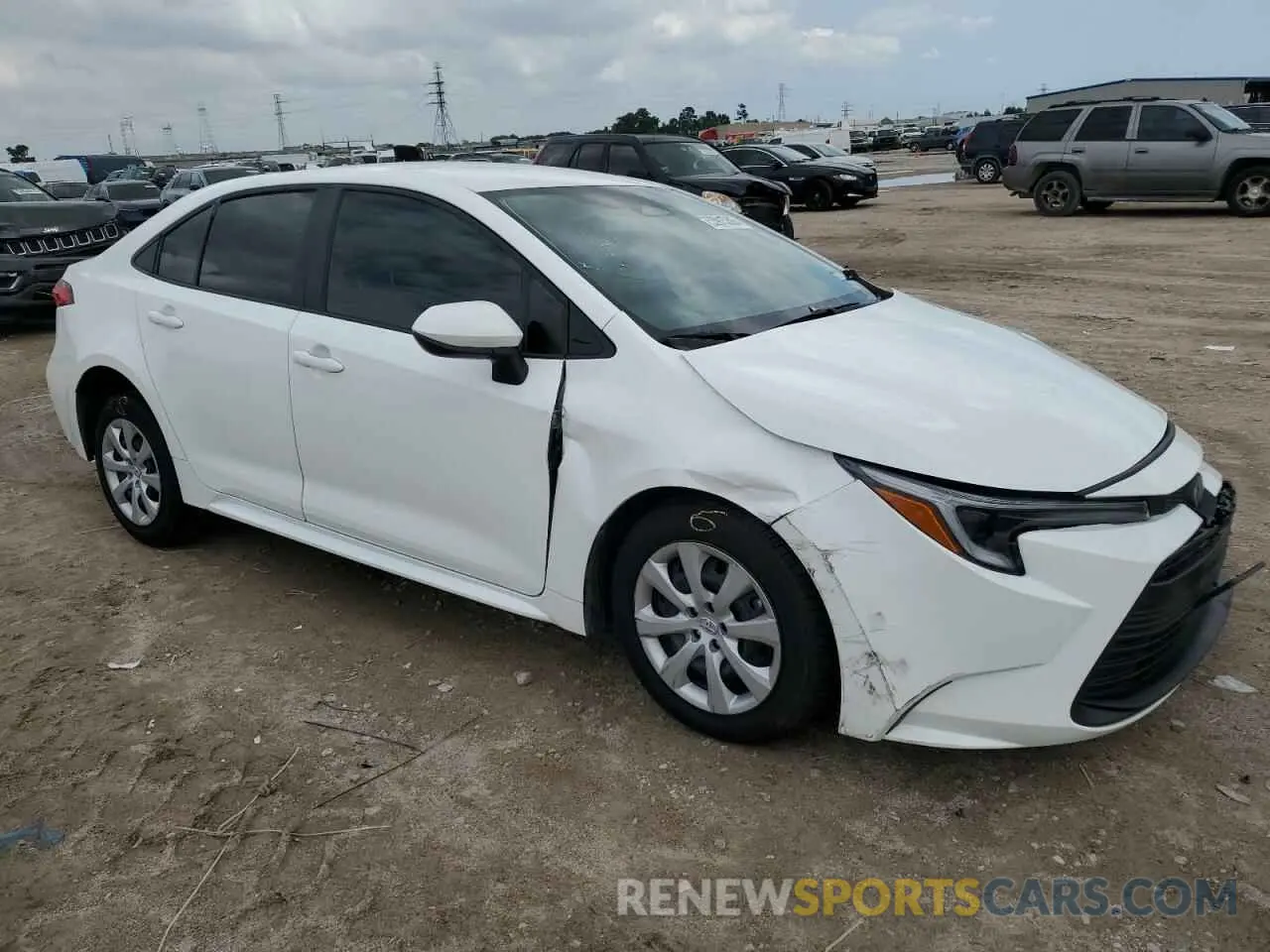 4 Photograph of a damaged car JTDBCMFE2R3055846 TOYOTA COROLLA 2024