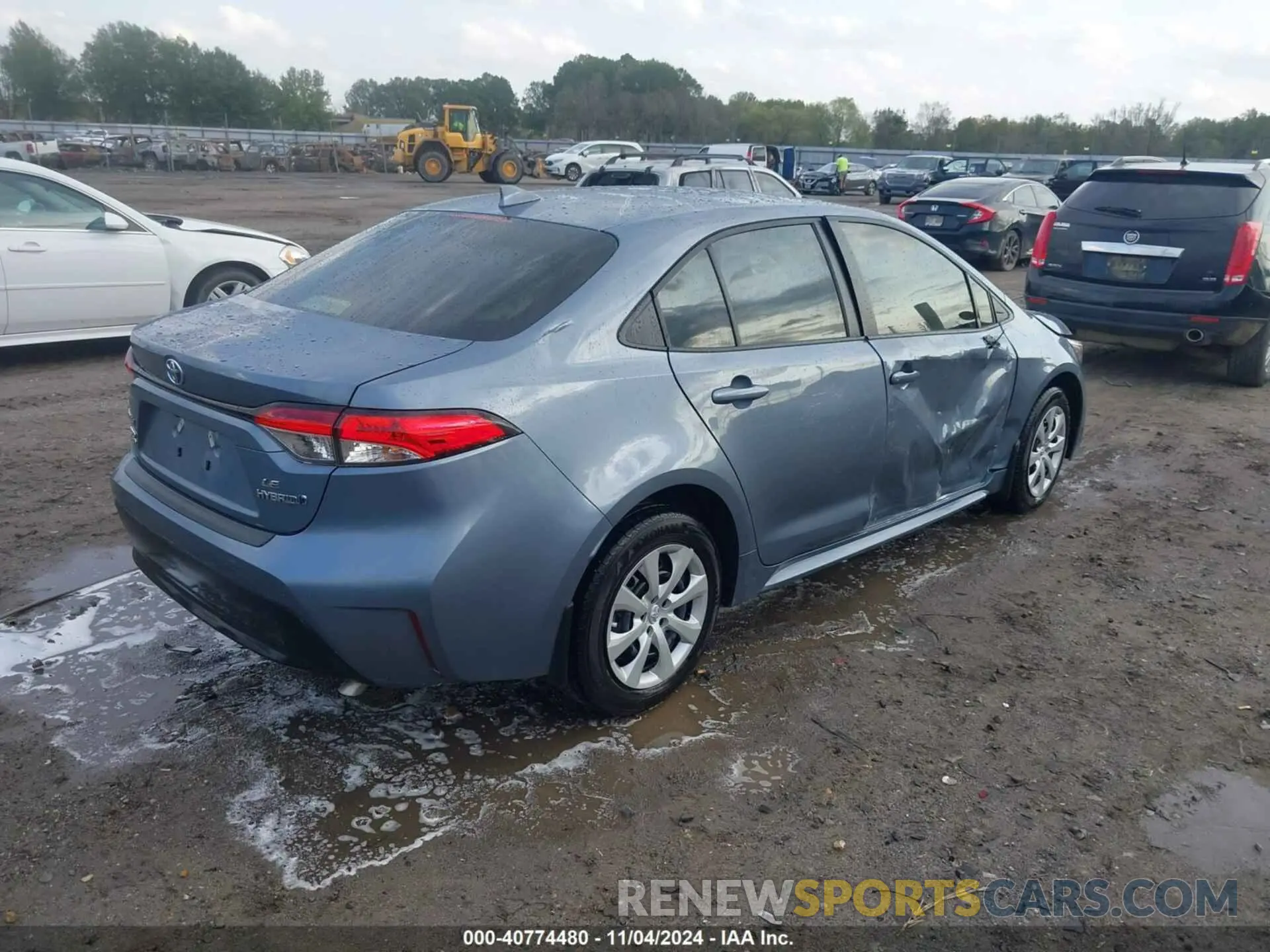 4 Photograph of a damaged car JTDBCMFE2R3061310 TOYOTA COROLLA 2024