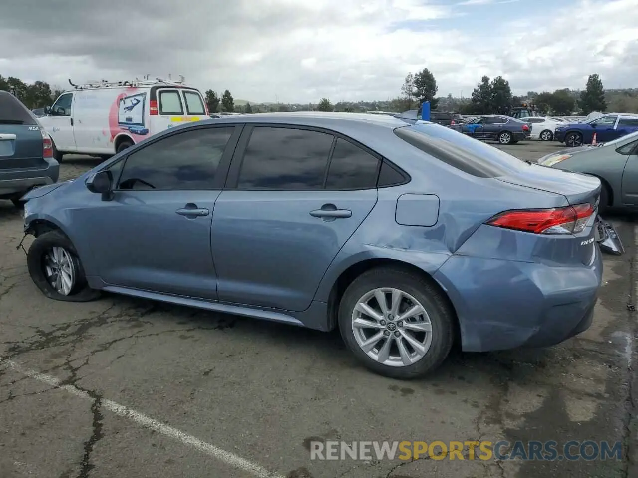 2 Photograph of a damaged car JTDBCMFE2R3068838 TOYOTA COROLLA 2024