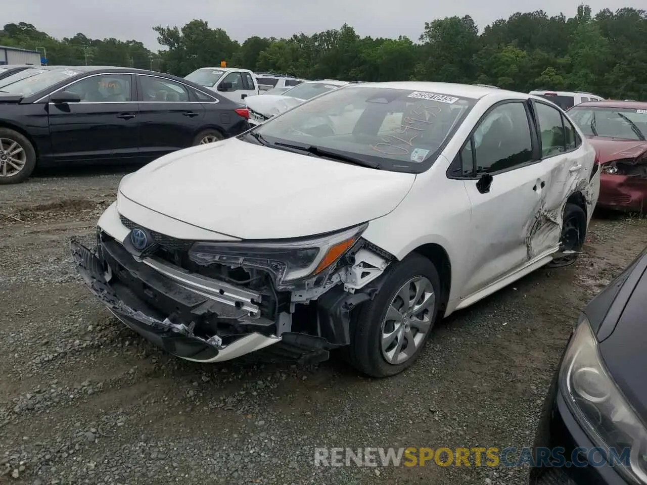 1 Photograph of a damaged car JTDBCMFE2RJ024933 TOYOTA COROLLA 2024