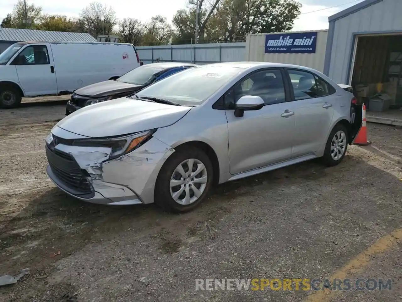 1 Photograph of a damaged car JTDBCMFE2RJ035527 TOYOTA COROLLA 2024