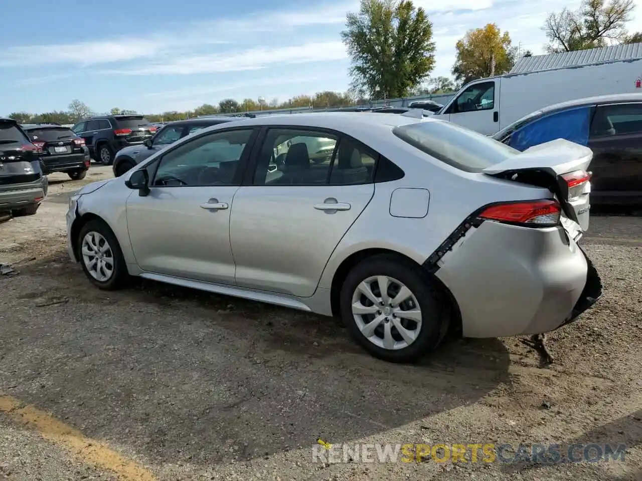 2 Photograph of a damaged car JTDBCMFE2RJ035527 TOYOTA COROLLA 2024