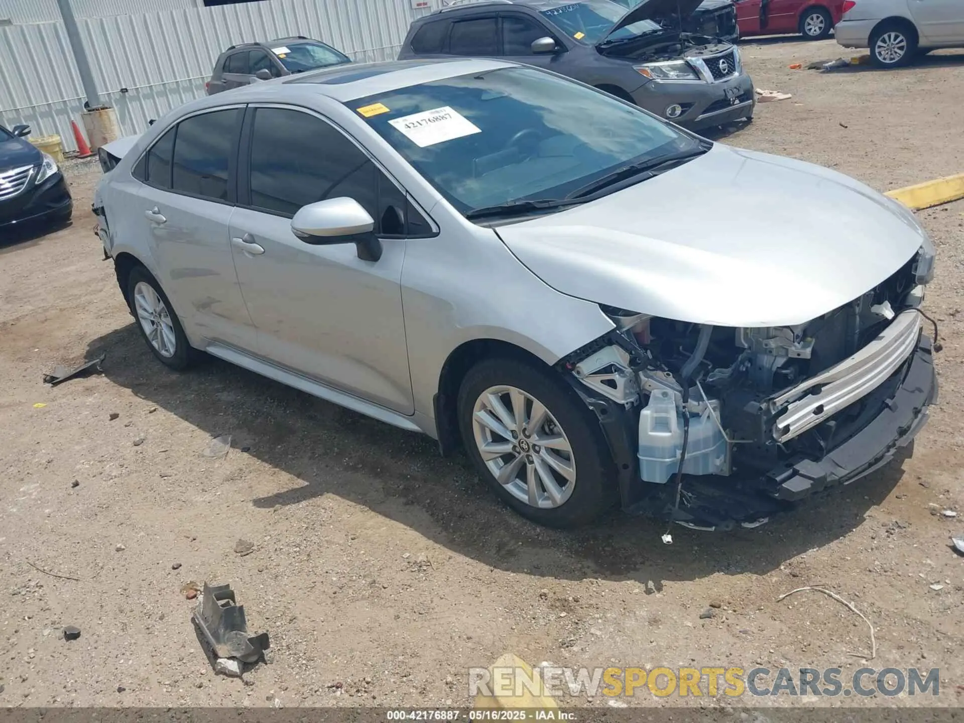 1 Photograph of a damaged car JTDBCMFE3R3037615 TOYOTA COROLLA 2024
