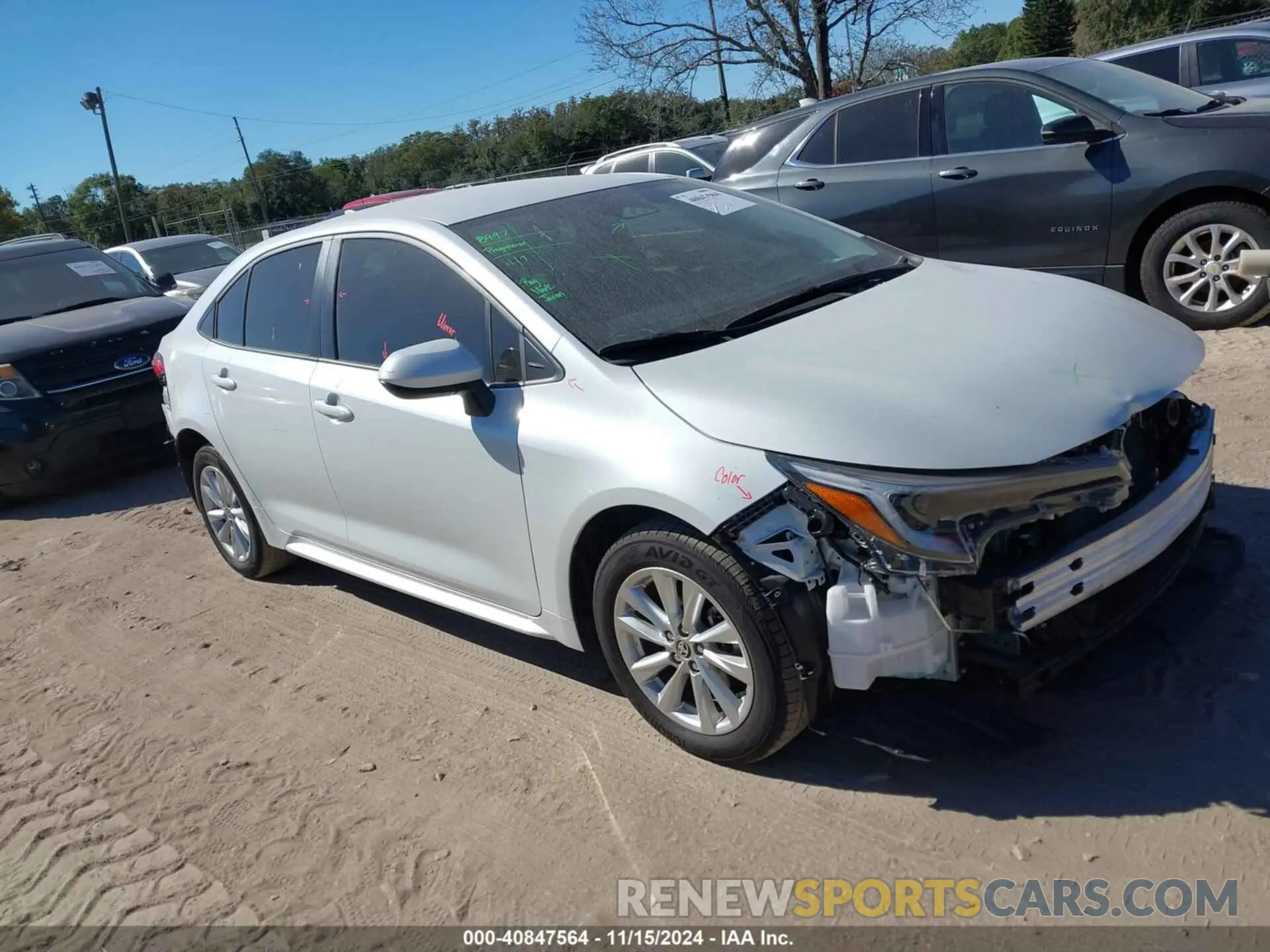 1 Photograph of a damaged car JTDBCMFE3R3049666 TOYOTA COROLLA 2024