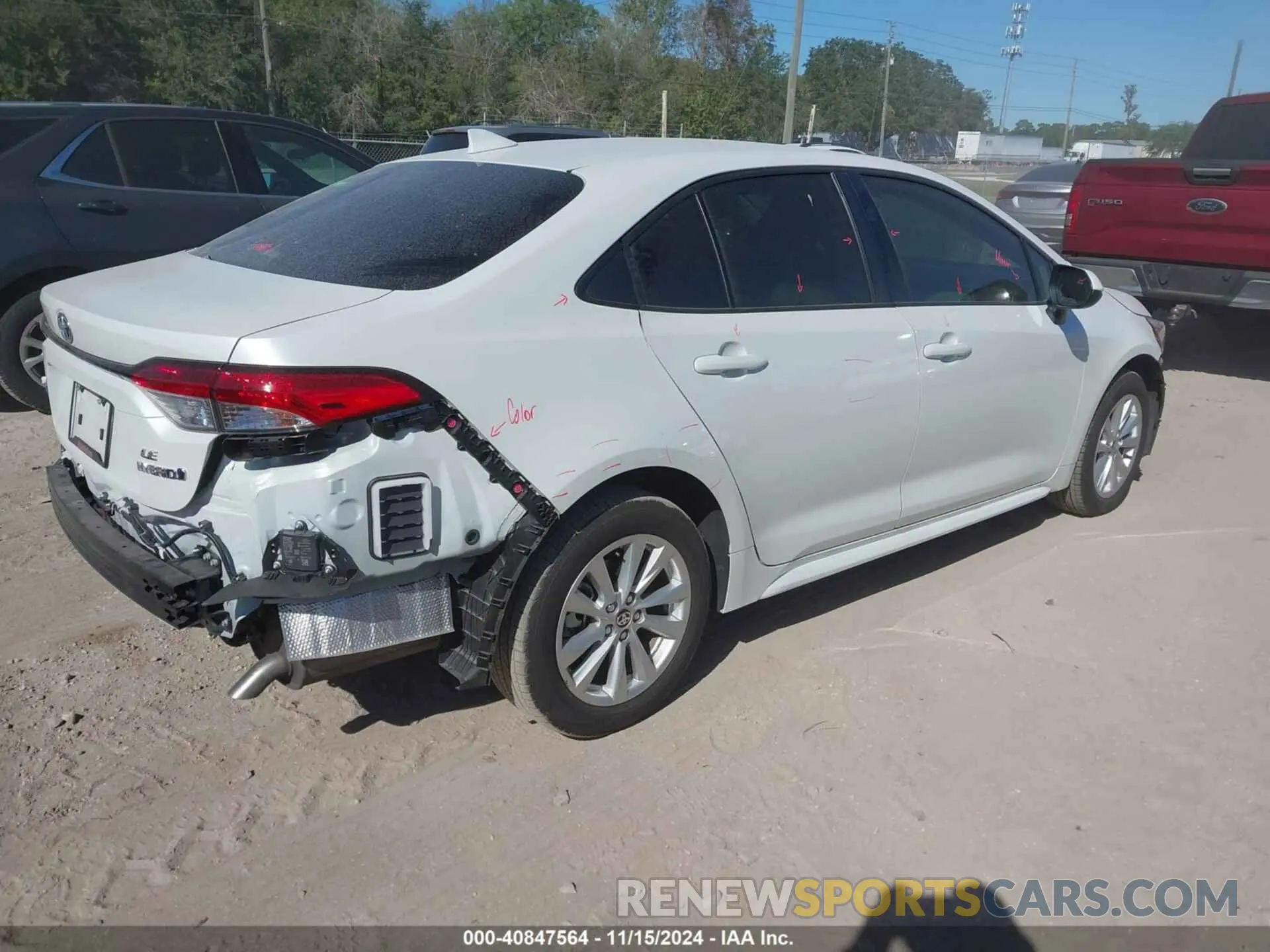 4 Photograph of a damaged car JTDBCMFE3R3049666 TOYOTA COROLLA 2024