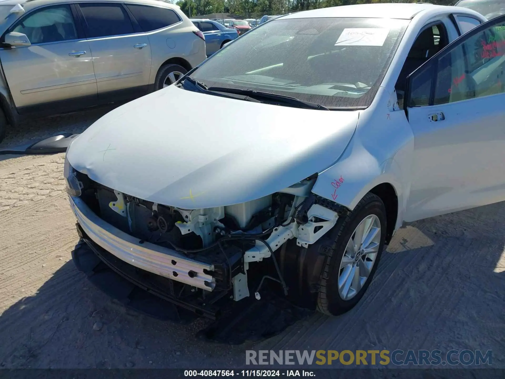 6 Photograph of a damaged car JTDBCMFE3R3049666 TOYOTA COROLLA 2024