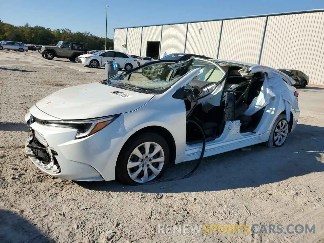 1 Photograph of a damaged car JTDBCMFE3R3050025 TOYOTA COROLLA 2024