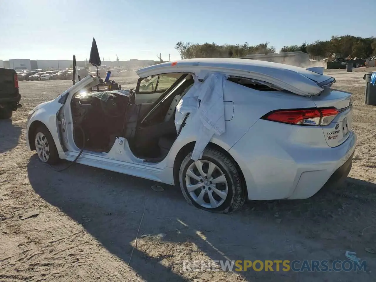 2 Photograph of a damaged car JTDBCMFE3R3050025 TOYOTA COROLLA 2024