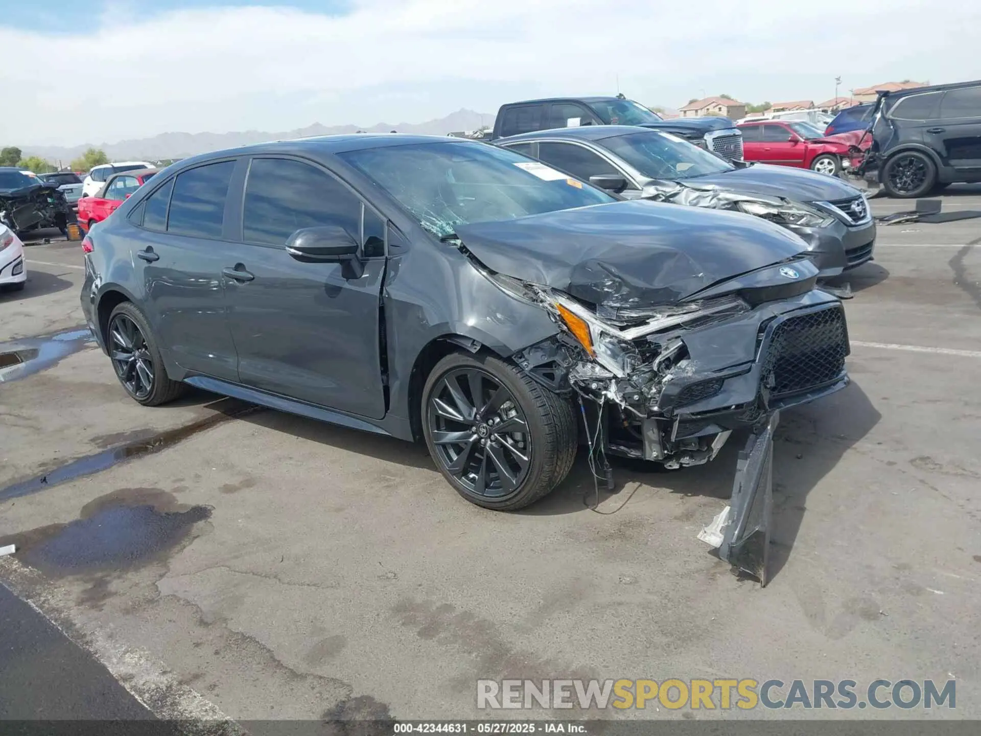 1 Photograph of a damaged car JTDBCMFE3R3056505 TOYOTA COROLLA 2024