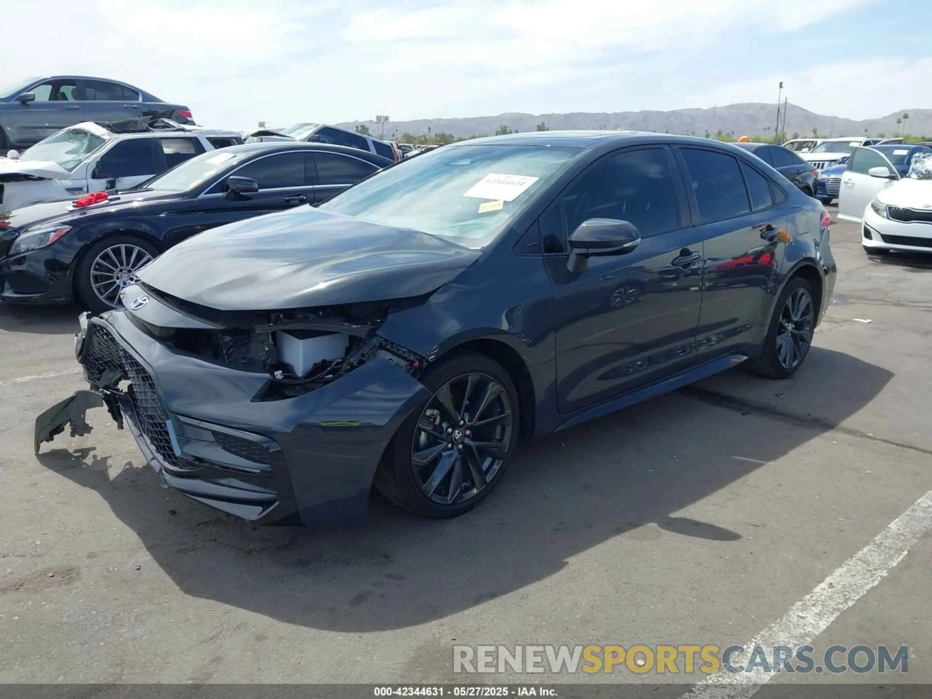 2 Photograph of a damaged car JTDBCMFE3R3056505 TOYOTA COROLLA 2024