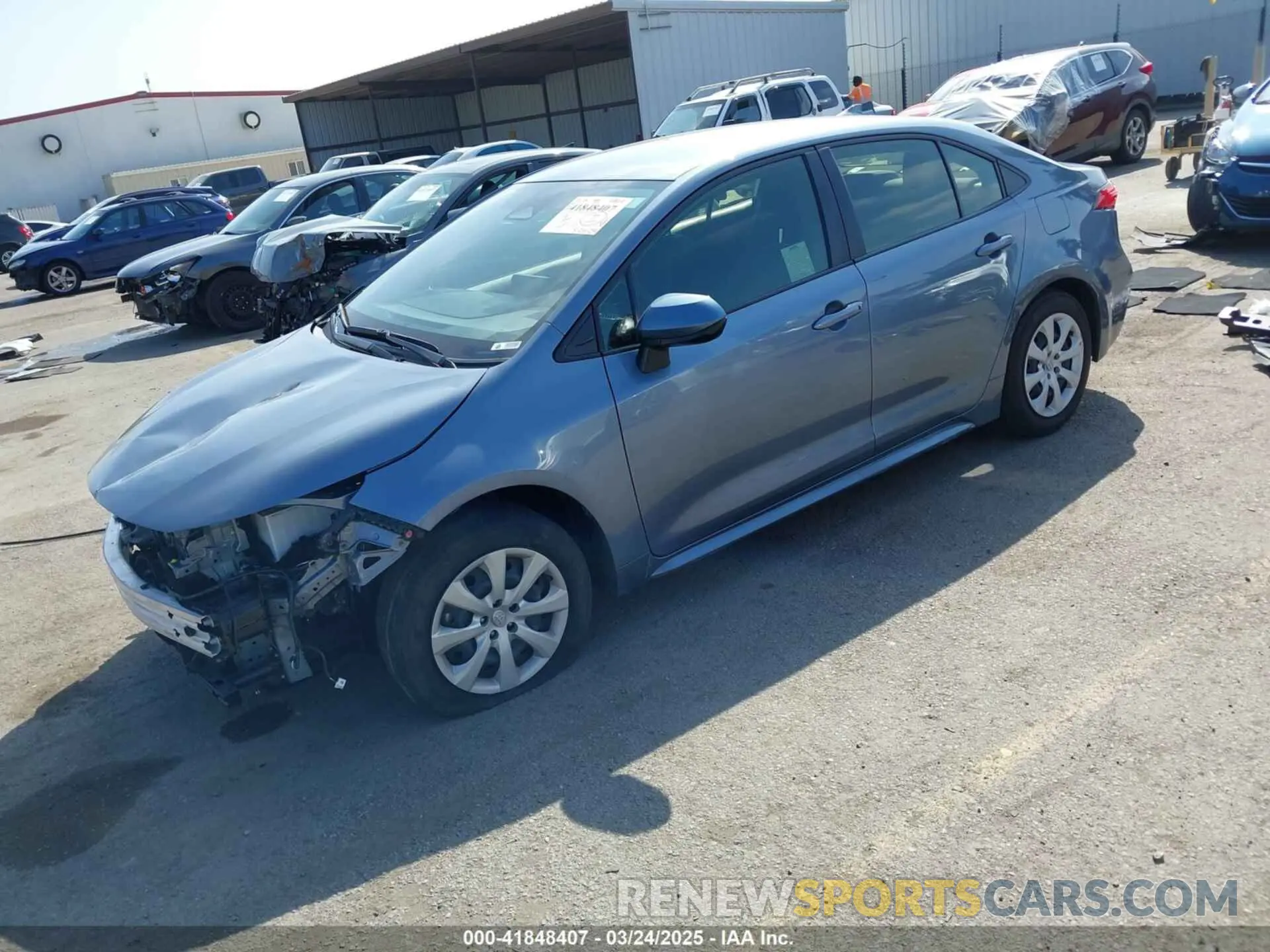 2 Photograph of a damaged car JTDBCMFE3R3056892 TOYOTA COROLLA 2024