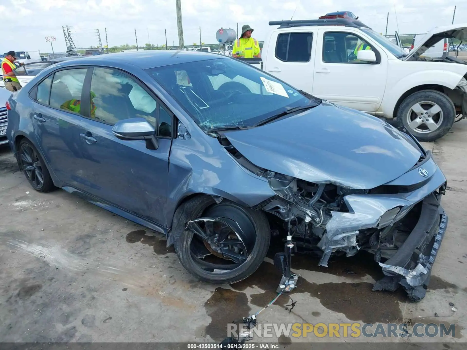 1 Photograph of a damaged car JTDBCMFE3R3062997 TOYOTA COROLLA 2024