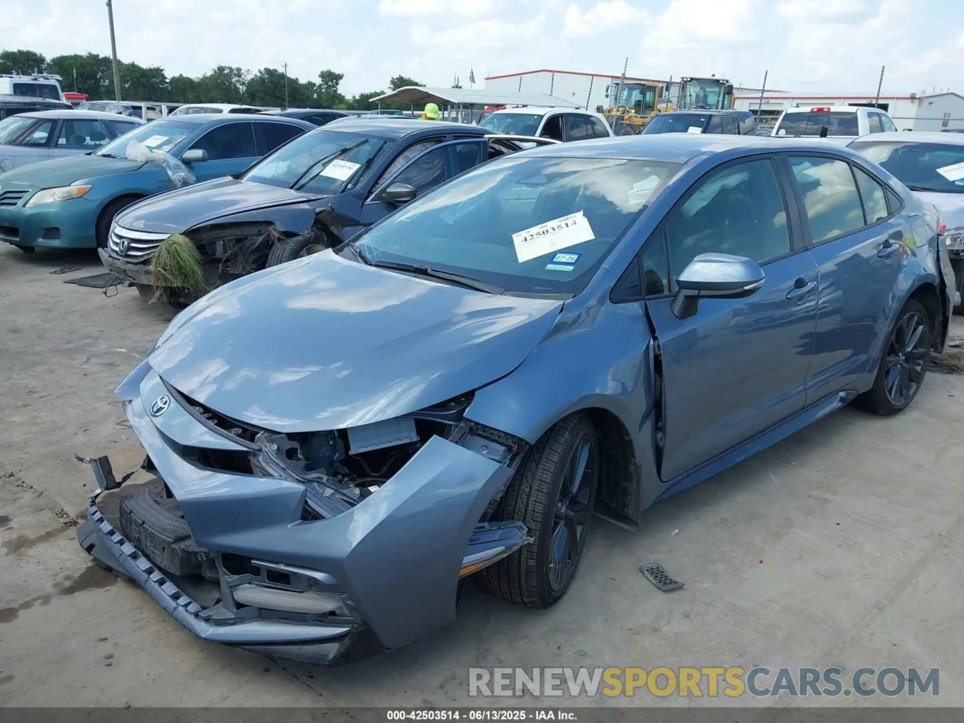 2 Photograph of a damaged car JTDBCMFE3R3062997 TOYOTA COROLLA 2024