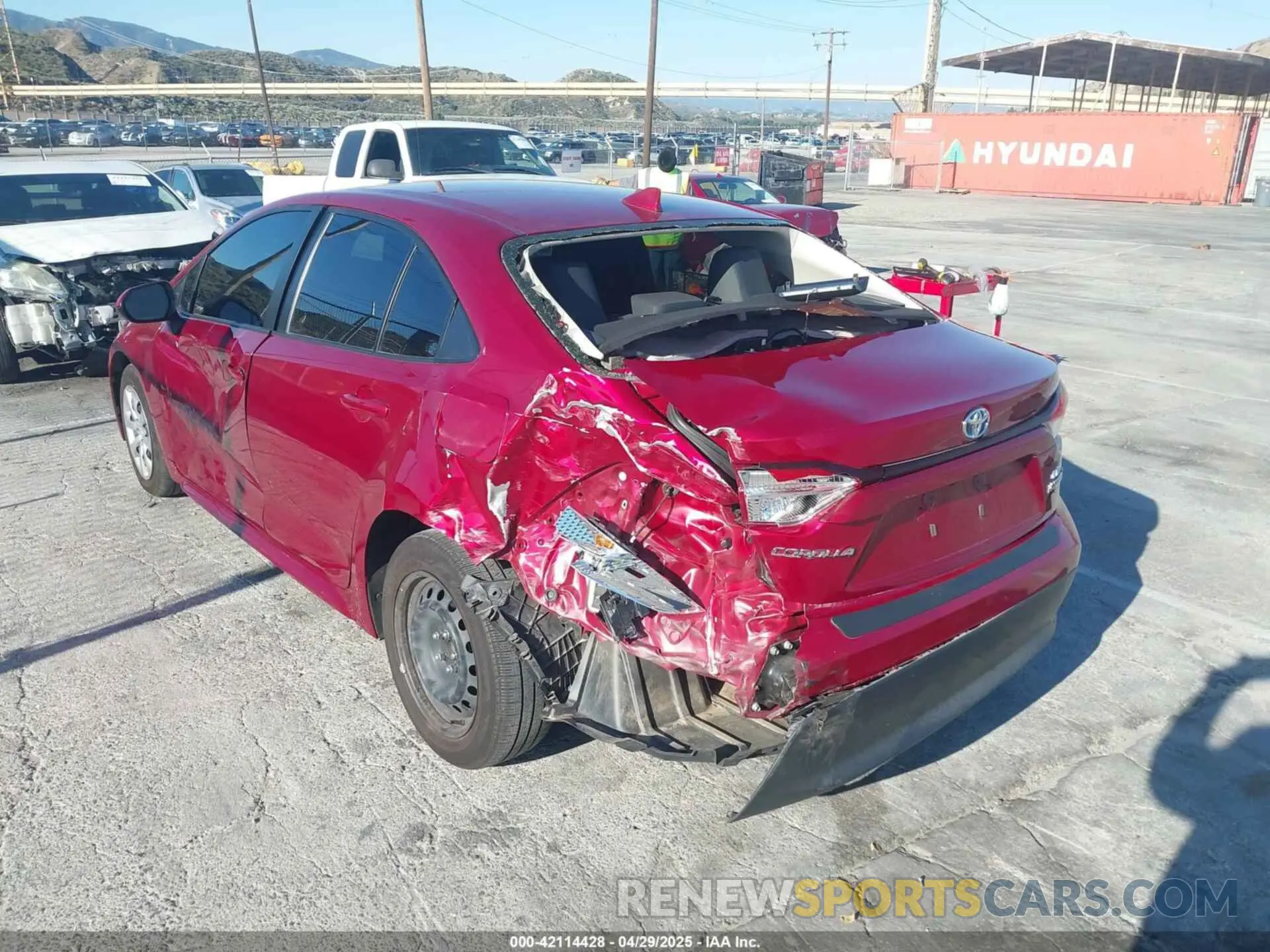 3 Photograph of a damaged car JTDBCMFE3RJ023788 TOYOTA COROLLA 2024
