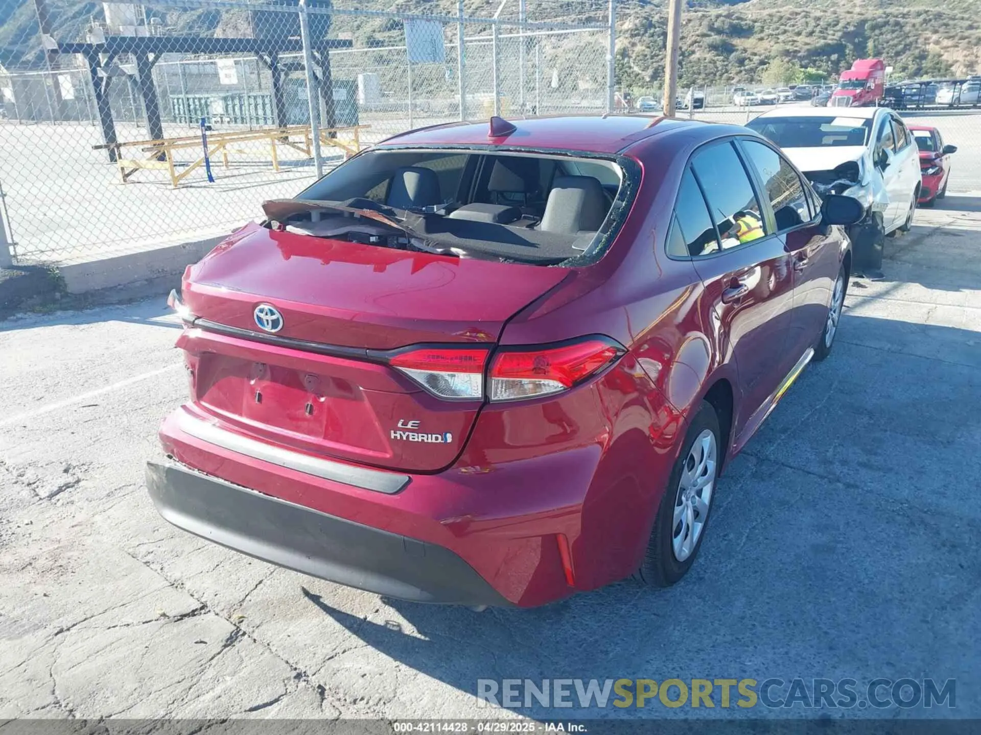 4 Photograph of a damaged car JTDBCMFE3RJ023788 TOYOTA COROLLA 2024