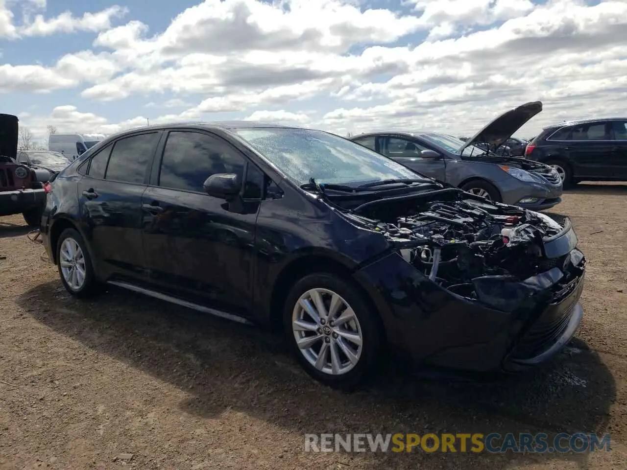 4 Photograph of a damaged car JTDBCMFE4R3047103 TOYOTA COROLLA 2024