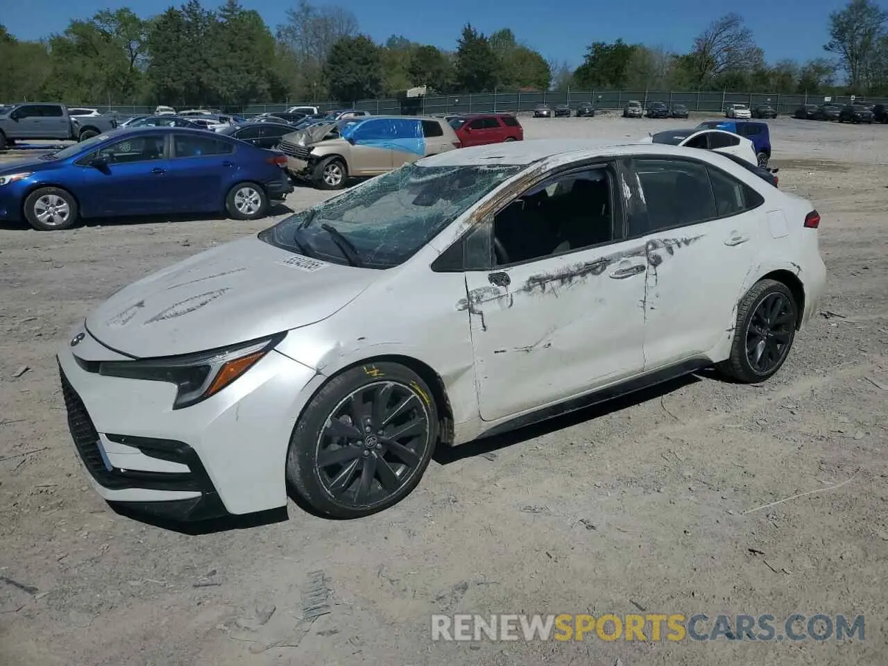 1 Photograph of a damaged car JTDBCMFE4R3052740 TOYOTA COROLLA 2024