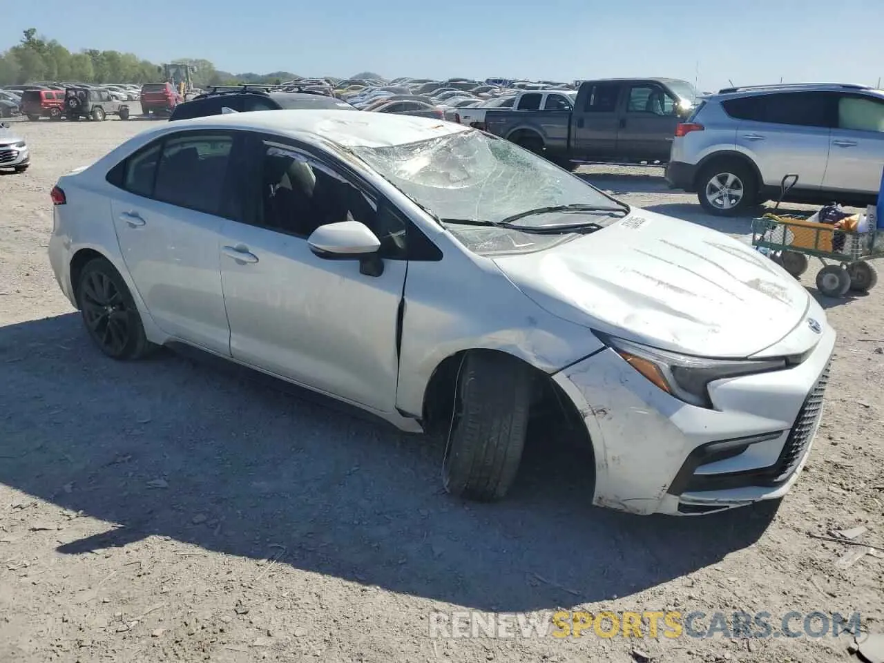 4 Photograph of a damaged car JTDBCMFE4R3052740 TOYOTA COROLLA 2024