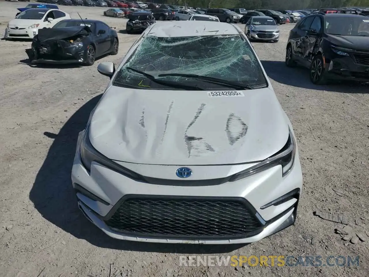 5 Photograph of a damaged car JTDBCMFE4R3052740 TOYOTA COROLLA 2024