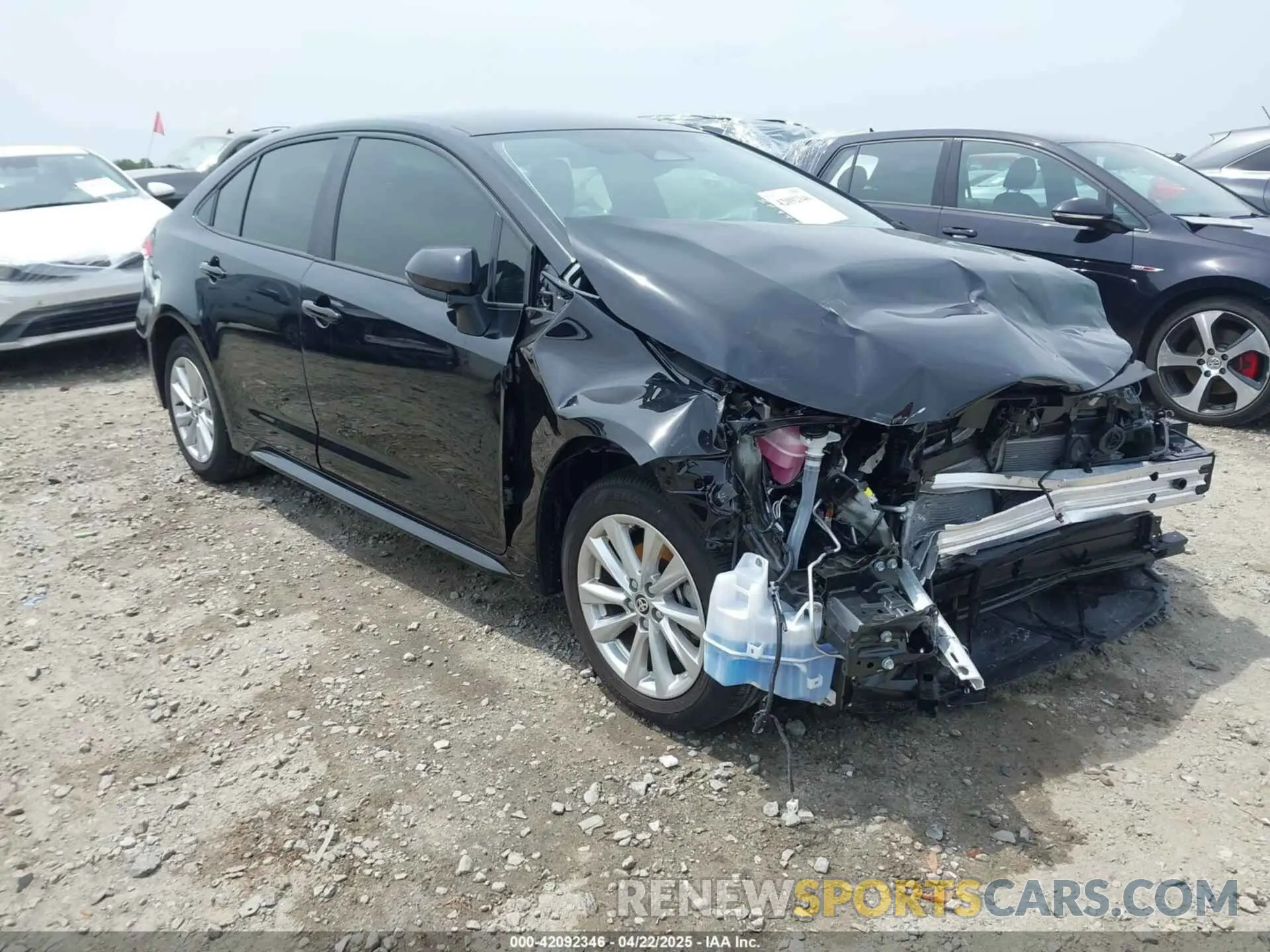 1 Photograph of a damaged car JTDBCMFE4R3067707 TOYOTA COROLLA 2024