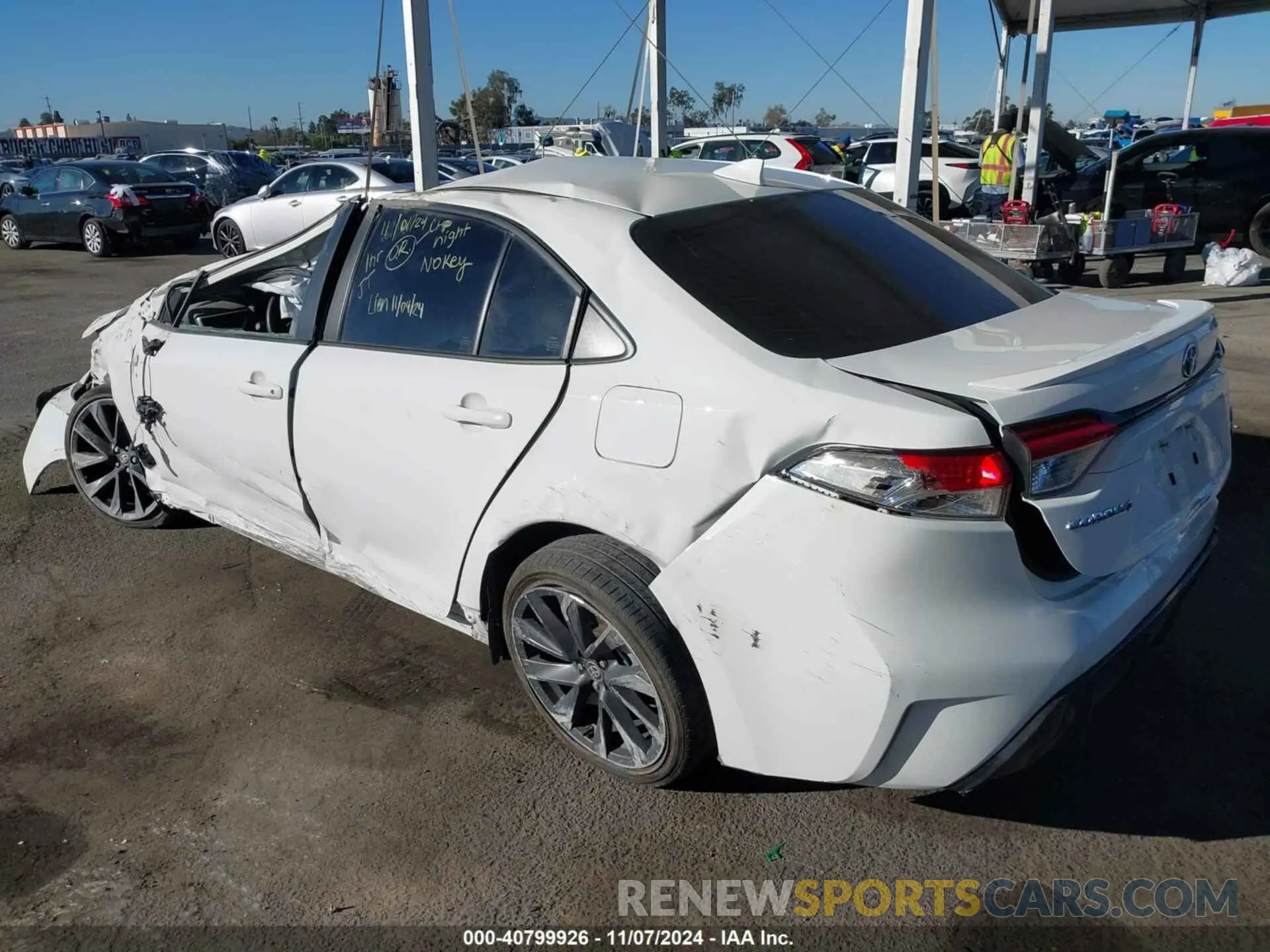 3 Photograph of a damaged car JTDBCMFE4RJ021001 TOYOTA COROLLA 2024
