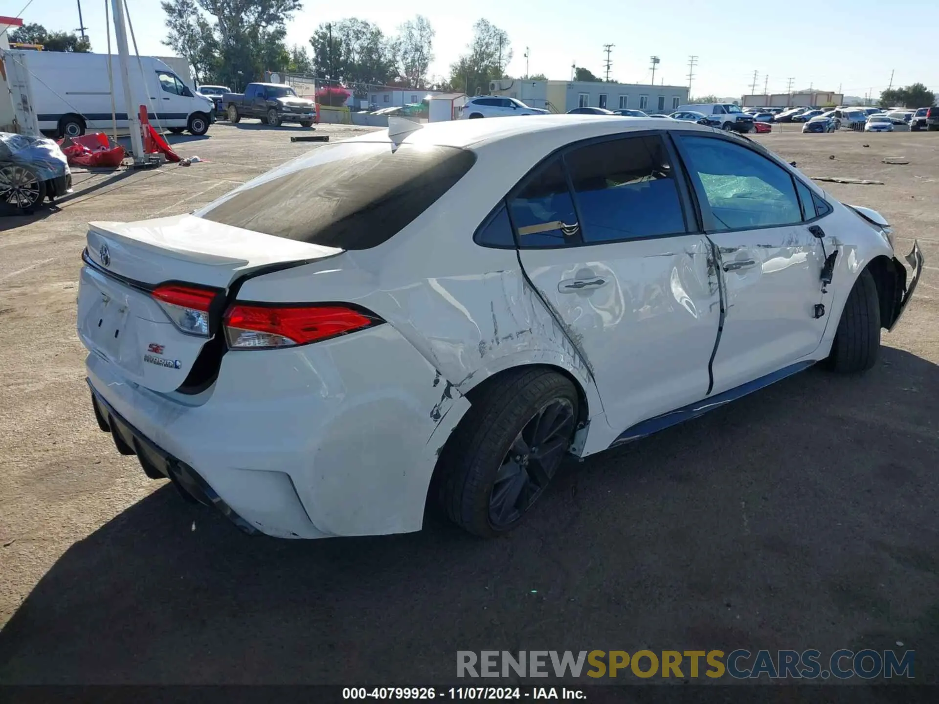 4 Photograph of a damaged car JTDBCMFE4RJ021001 TOYOTA COROLLA 2024