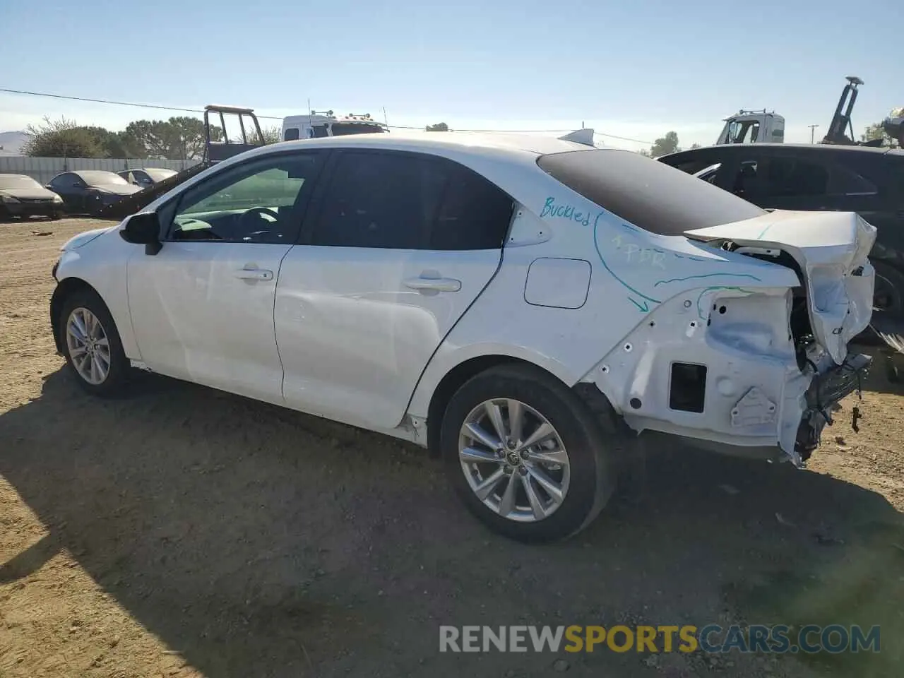 2 Photograph of a damaged car JTDBCMFE4RJ023394 TOYOTA COROLLA 2024