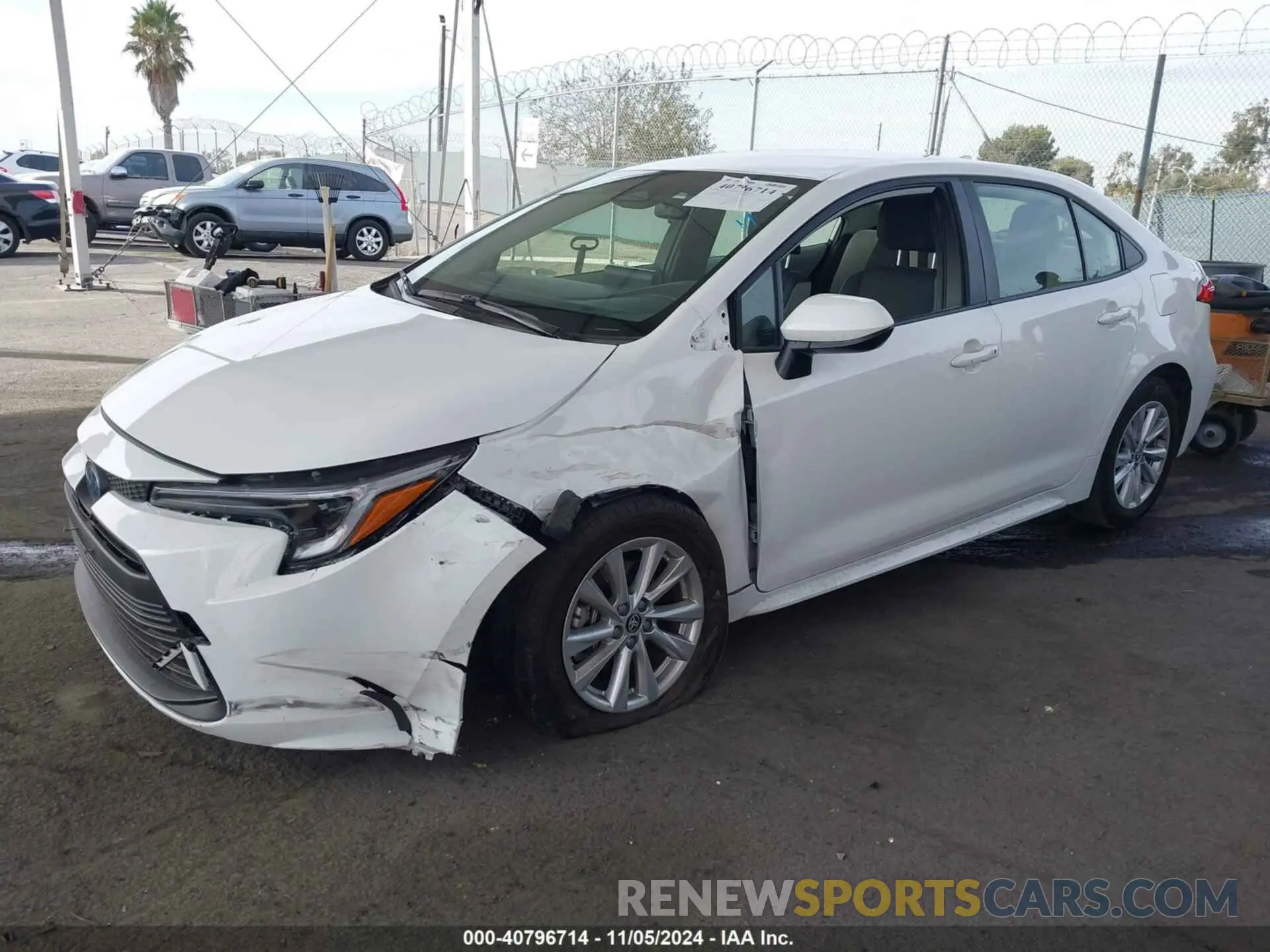 2 Photograph of a damaged car JTDBCMFE4RJ029955 TOYOTA COROLLA 2024