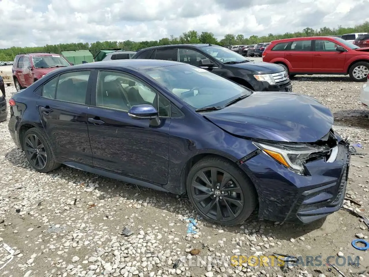 4 Photograph of a damaged car JTDBCMFE4RJ030605 TOYOTA COROLLA 2024