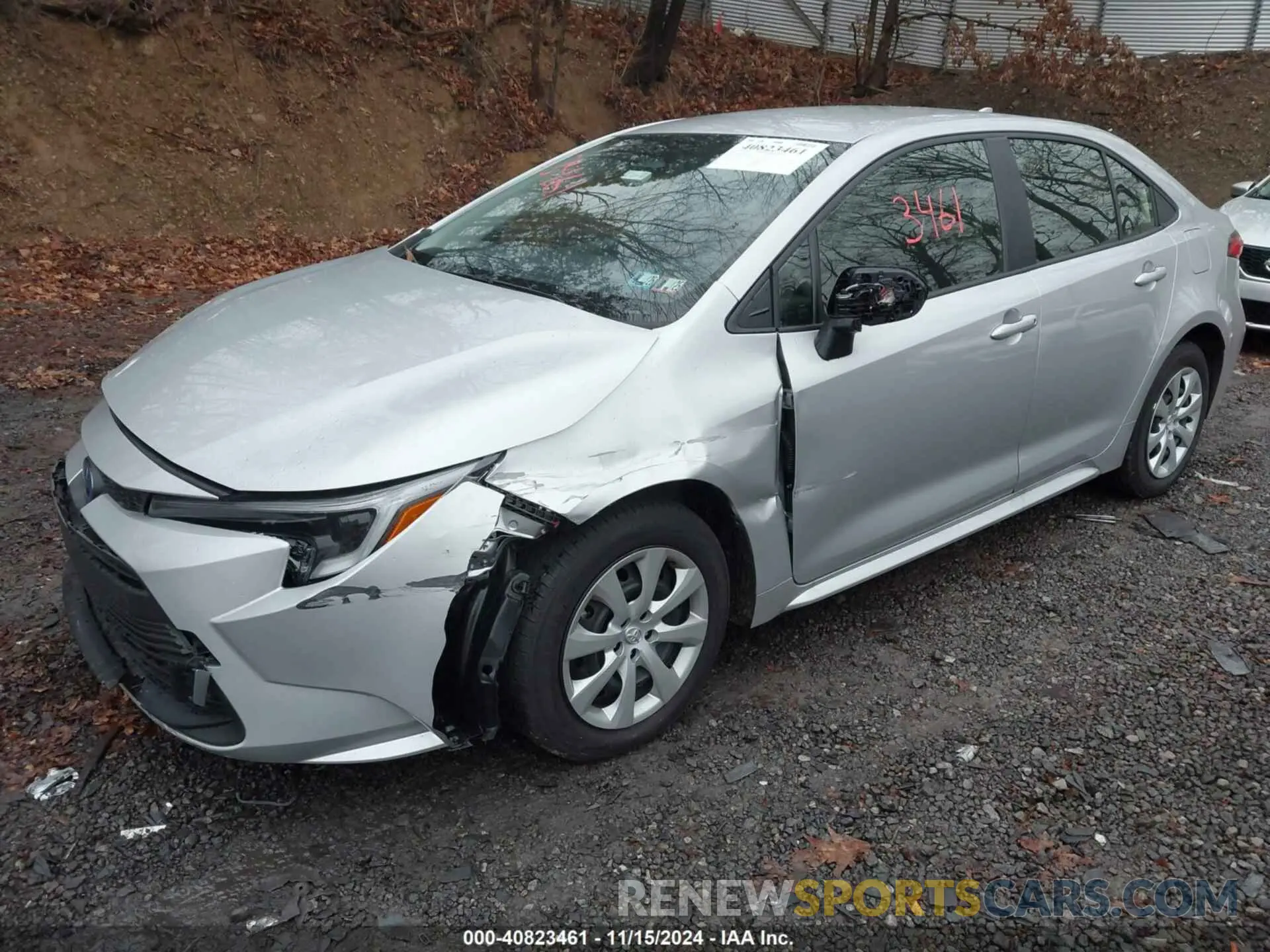 2 Photograph of a damaged car JTDBCMFE4RJ033424 TOYOTA COROLLA 2024