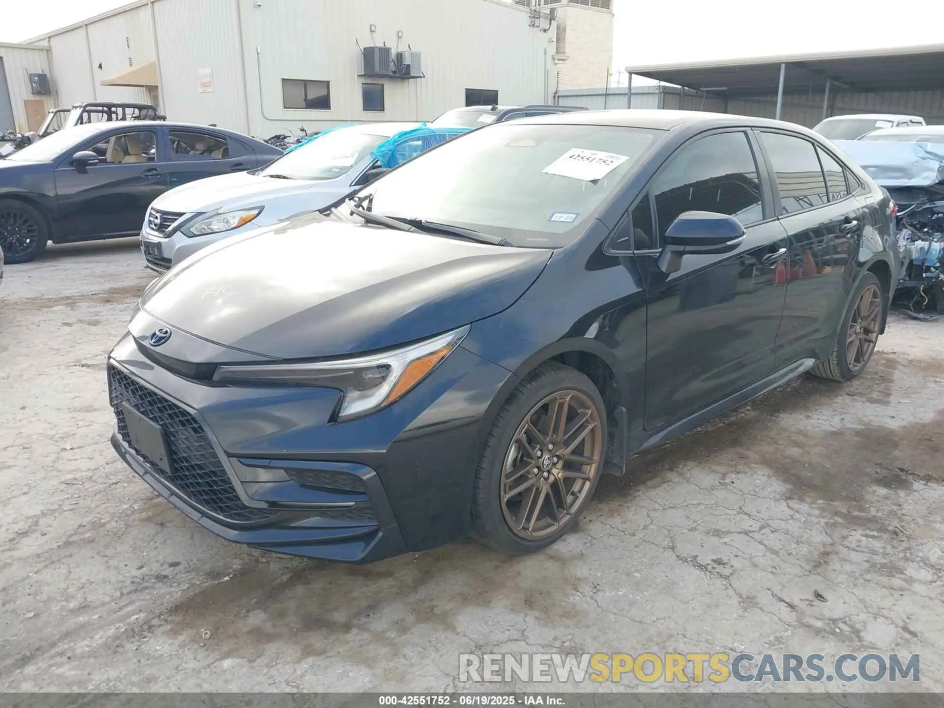 2 Photograph of a damaged car JTDBCMFE5R3032898 TOYOTA COROLLA 2024