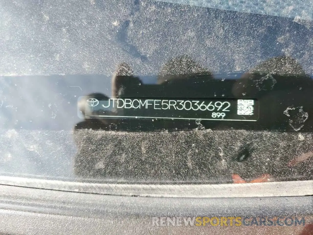 12 Photograph of a damaged car JTDBCMFE5R3036692 TOYOTA COROLLA 2024