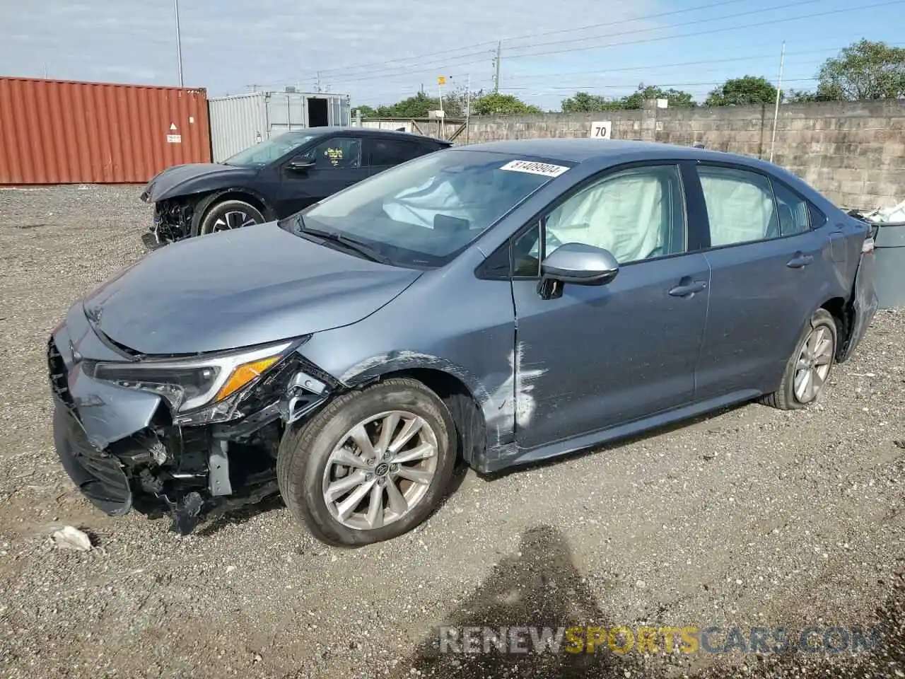 1 Photograph of a damaged car JTDBCMFE5R3045487 TOYOTA COROLLA 2024