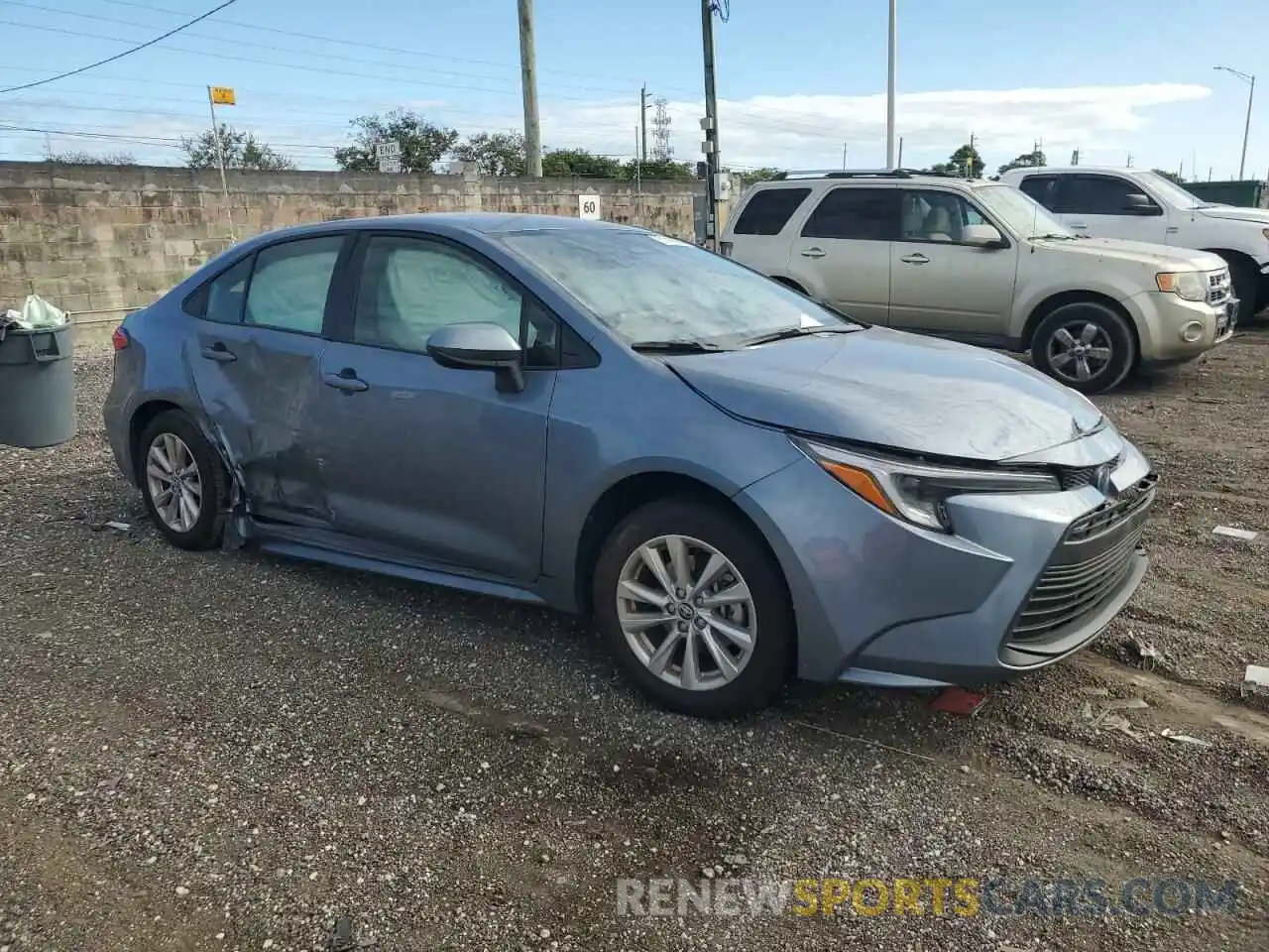 4 Photograph of a damaged car JTDBCMFE5R3045487 TOYOTA COROLLA 2024