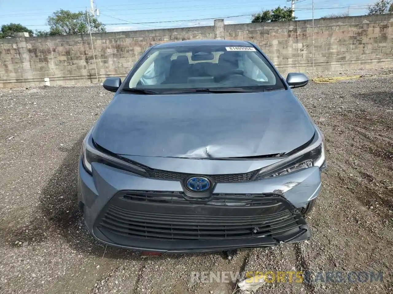 5 Photograph of a damaged car JTDBCMFE5R3045487 TOYOTA COROLLA 2024